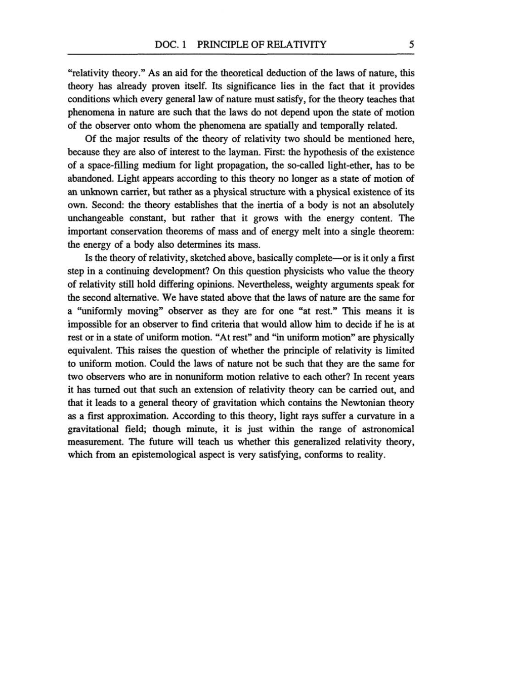 Volume 6: The Berlin Years: Writings, 1914-1917 (English translation supplement) page 5