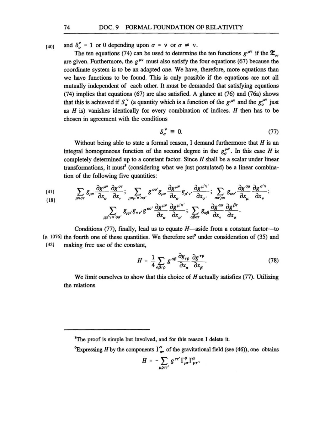 Volume 6: The Berlin Years: Writings, 1914-1917 (English translation supplement) page 74