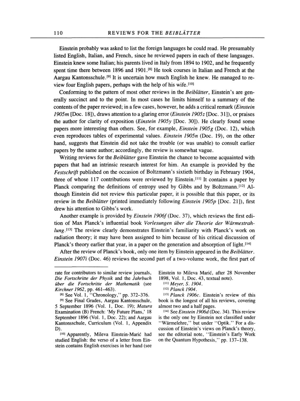 Volume 2: The Swiss Years: Writings, 1900-1909 page 110