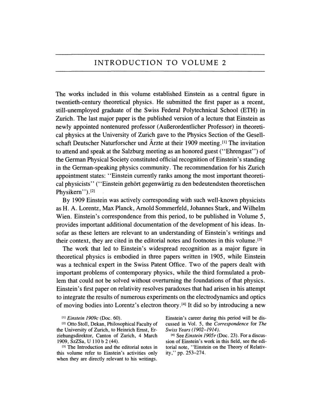 Volume 2: The Swiss Years: Writings, 1900-1909 page xvi