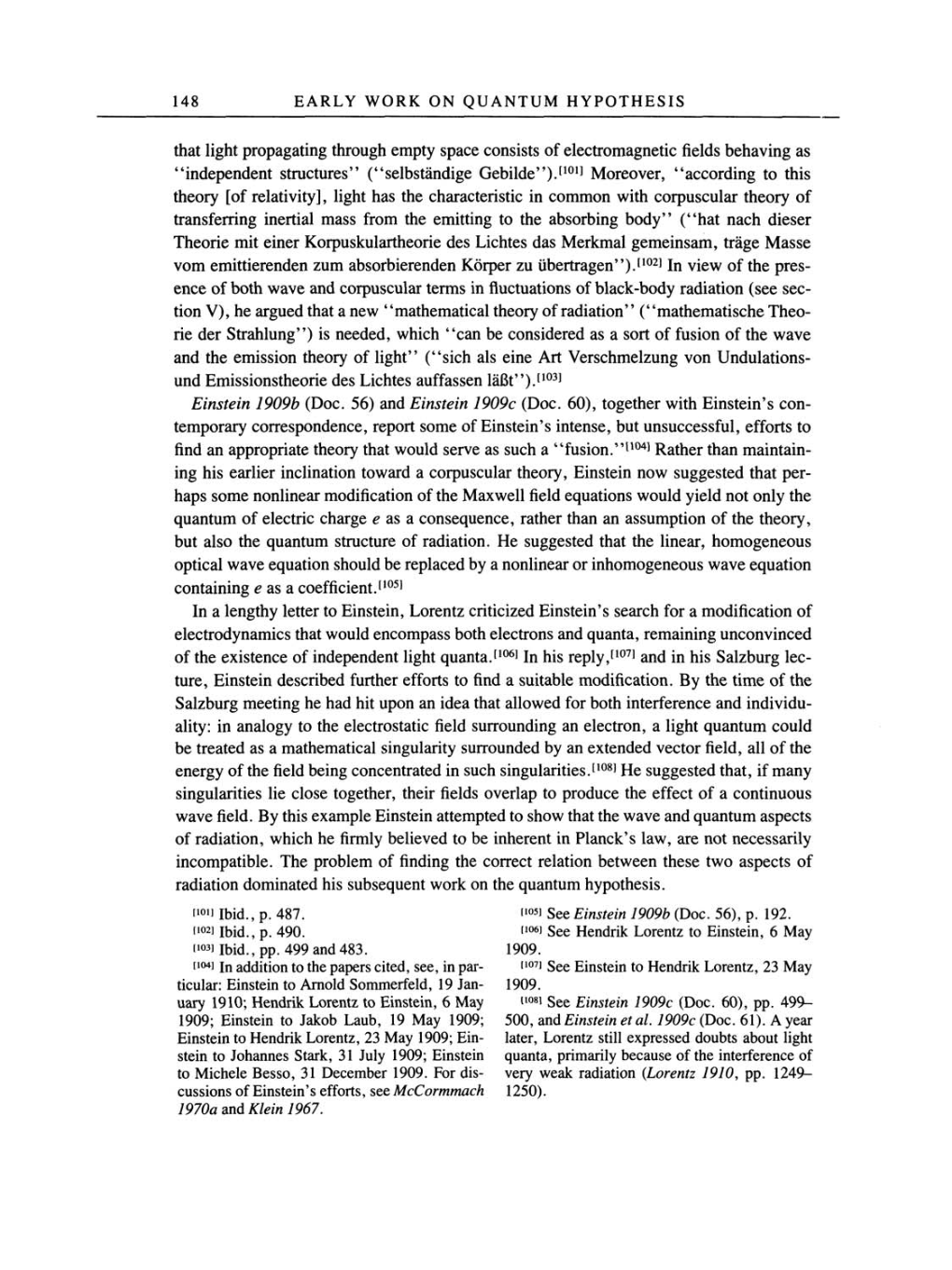 Volume 2: The Swiss Years: Writings, 1900-1909 page 148