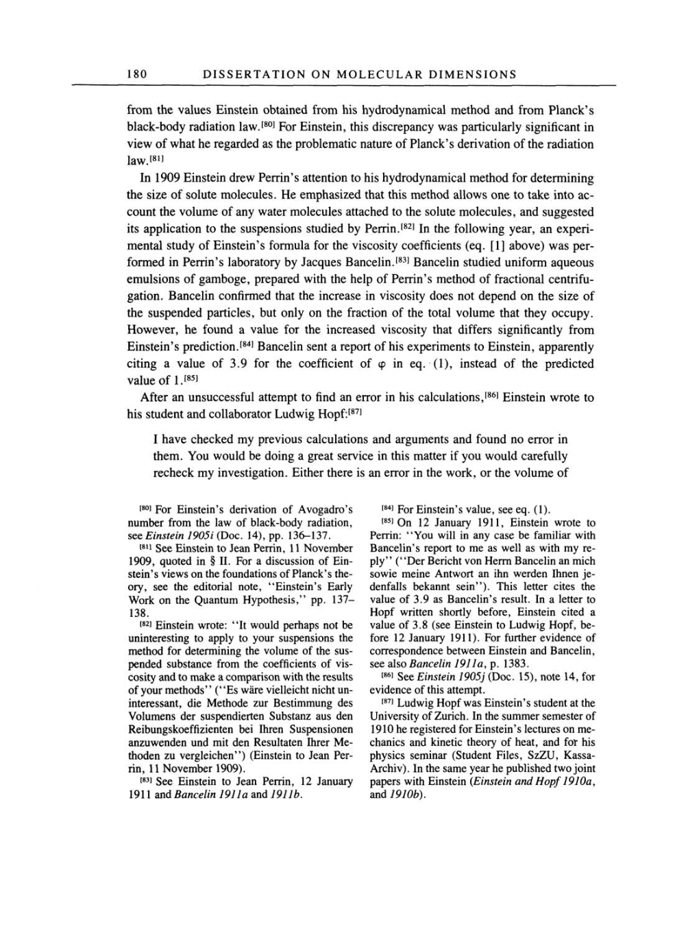 Volume 2: The Swiss Years: Writings, 1900-1909 page 180