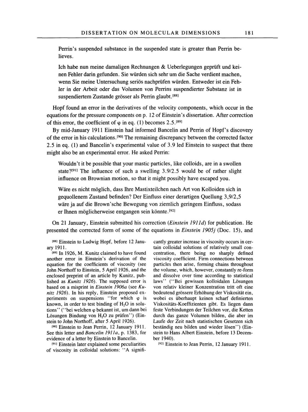 Volume 2: The Swiss Years: Writings, 1900-1909 page 181