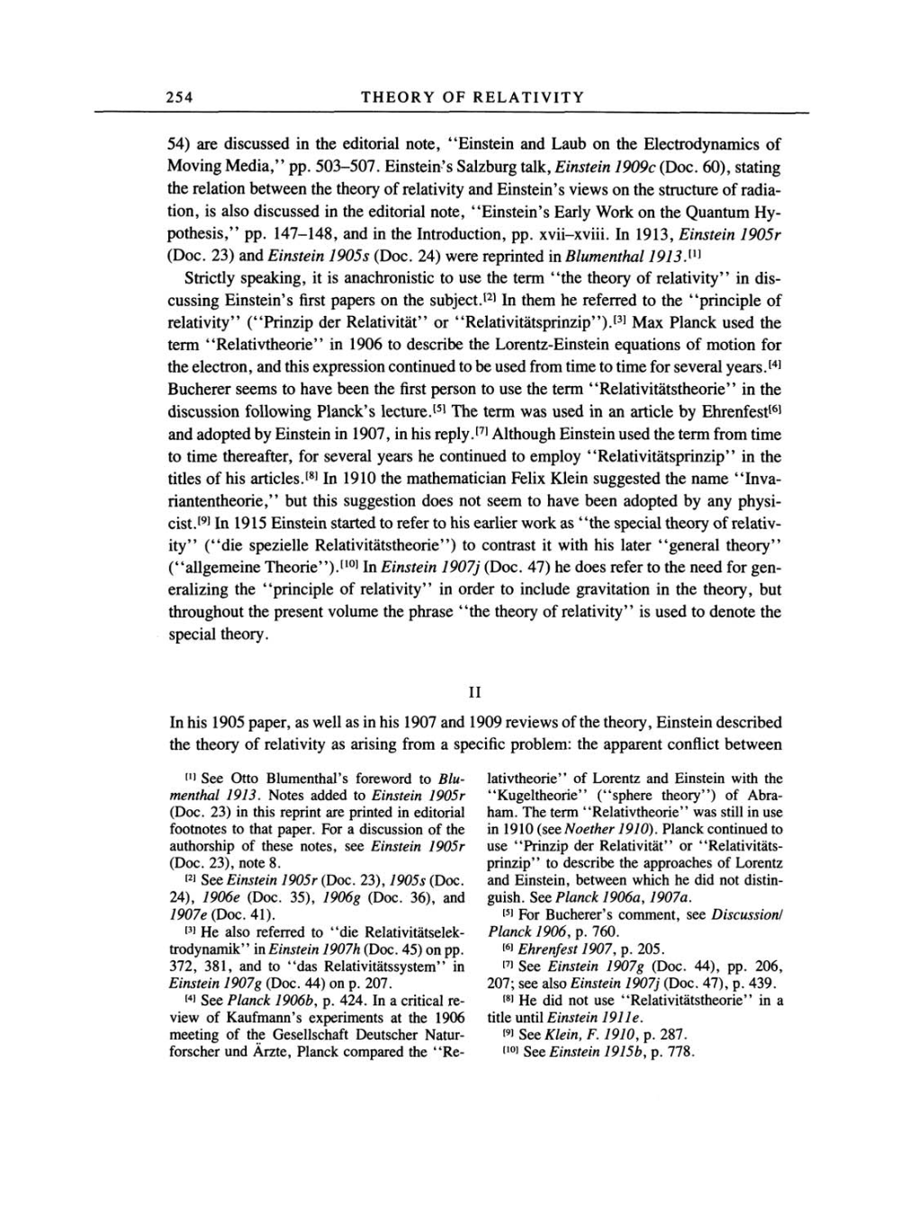 Volume 2: The Swiss Years: Writings, 1900-1909 page 254