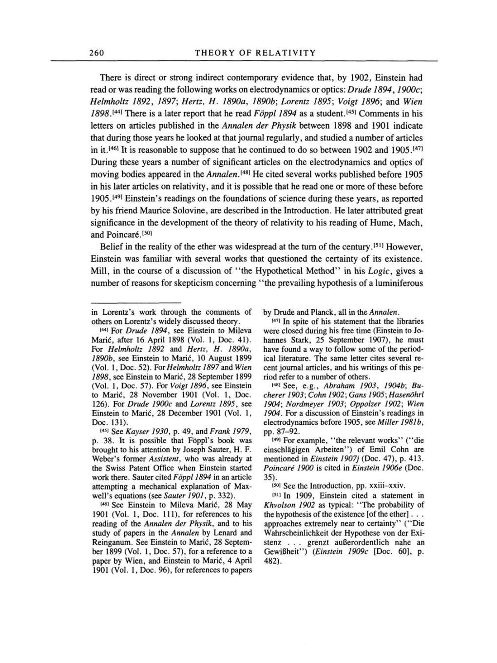 Volume 2: The Swiss Years: Writings, 1900-1909 page 260