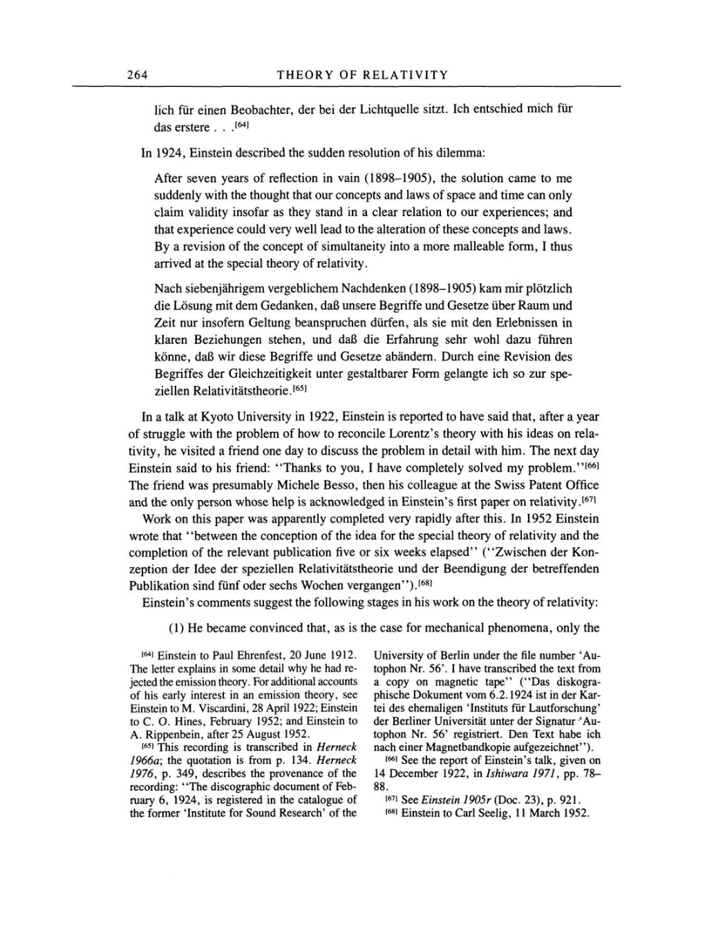 Volume 2: The Swiss Years: Writings, 1900-1909 page 264