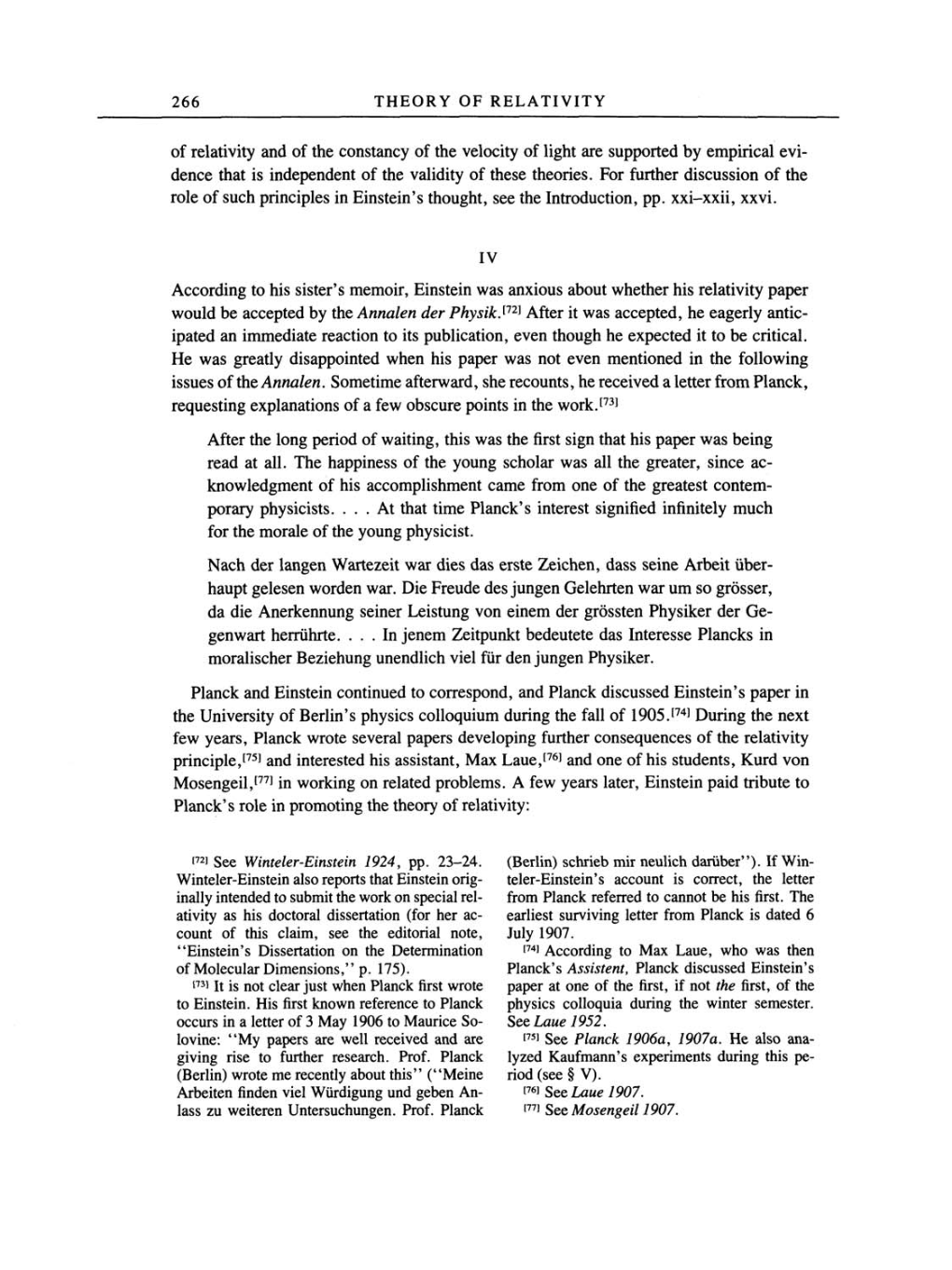 Volume 2: The Swiss Years: Writings, 1900-1909 page 266