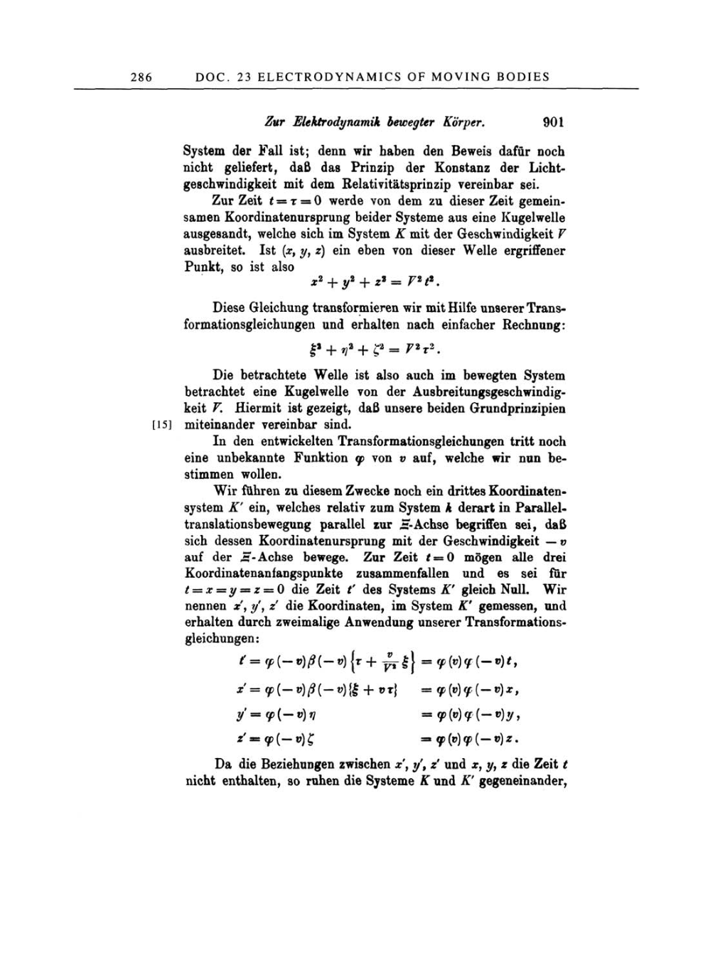 Volume 2: The Swiss Years: Writings, 1900-1909 page 286