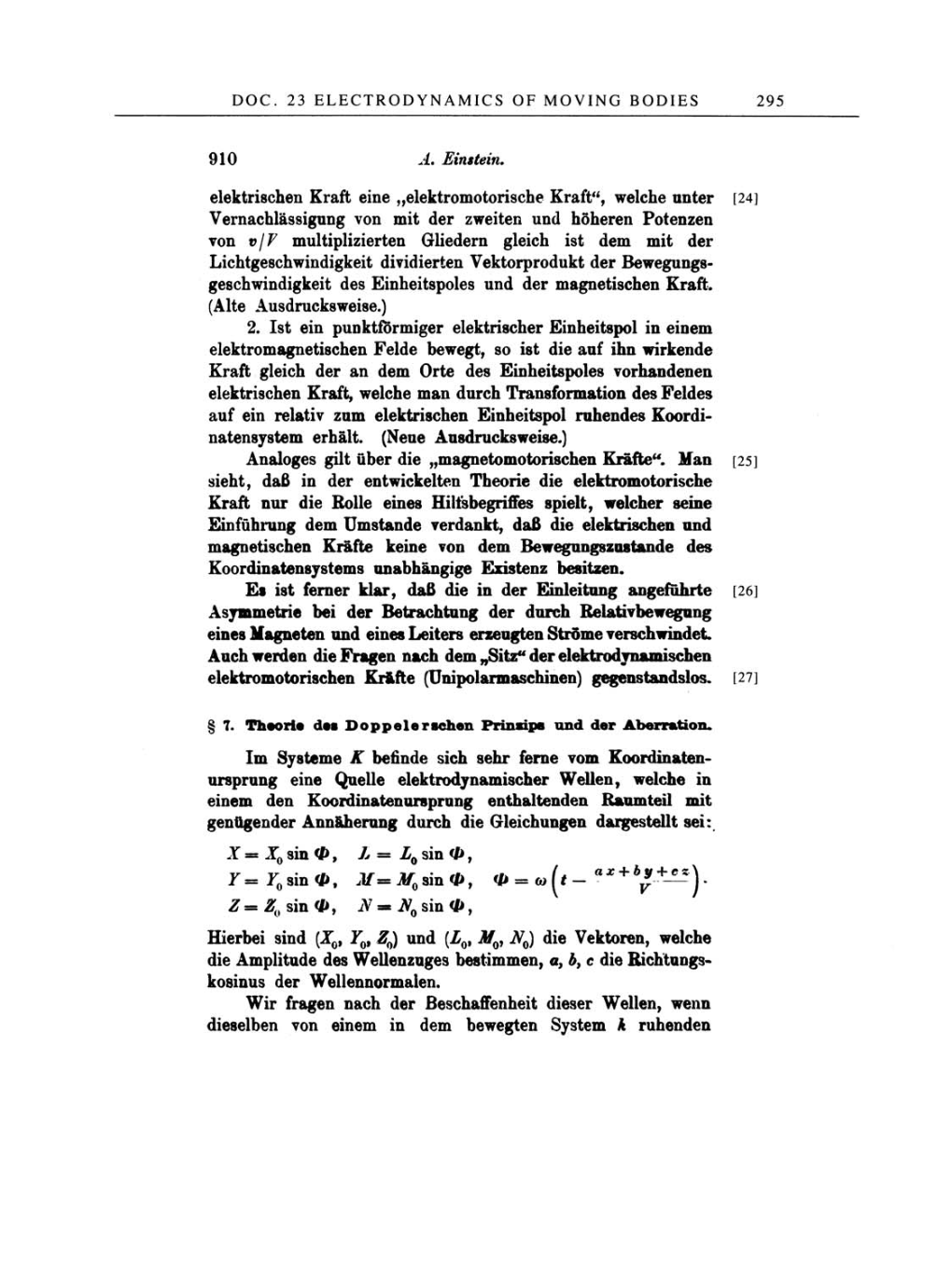 Volume 2: The Swiss Years: Writings, 1900-1909 page 295