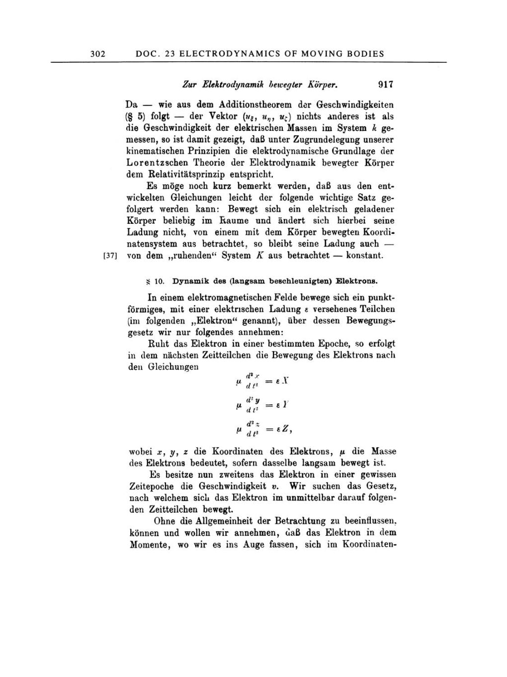 Volume 2: The Swiss Years: Writings, 1900-1909 page 302