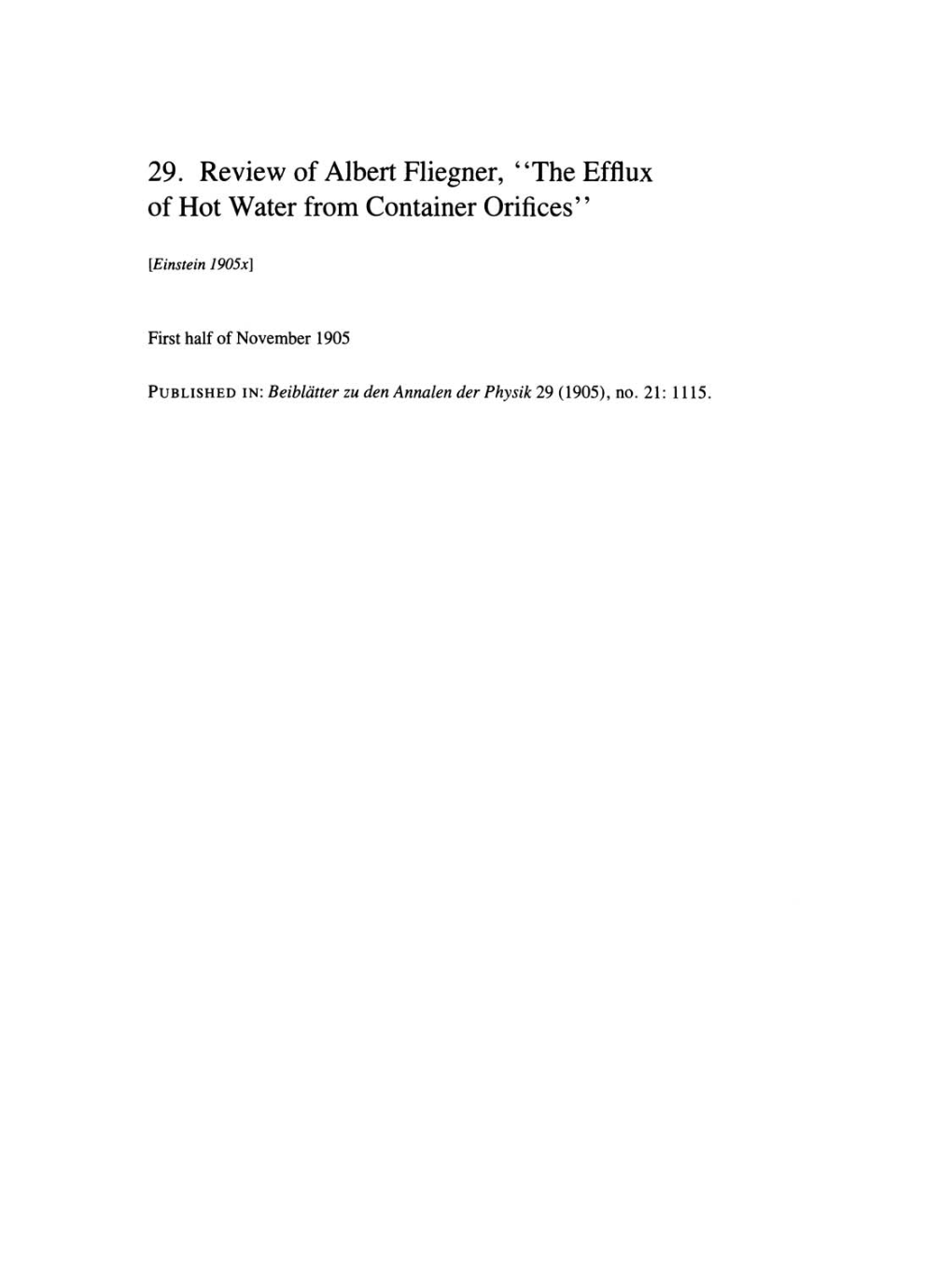 Volume 2: The Swiss Years: Writings, 1900-1909 page 325