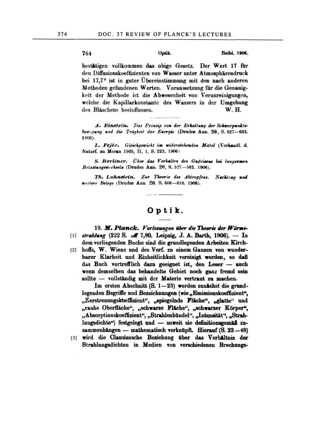 Volume 2: The Swiss Years: Writings, 1900-1909 page 374