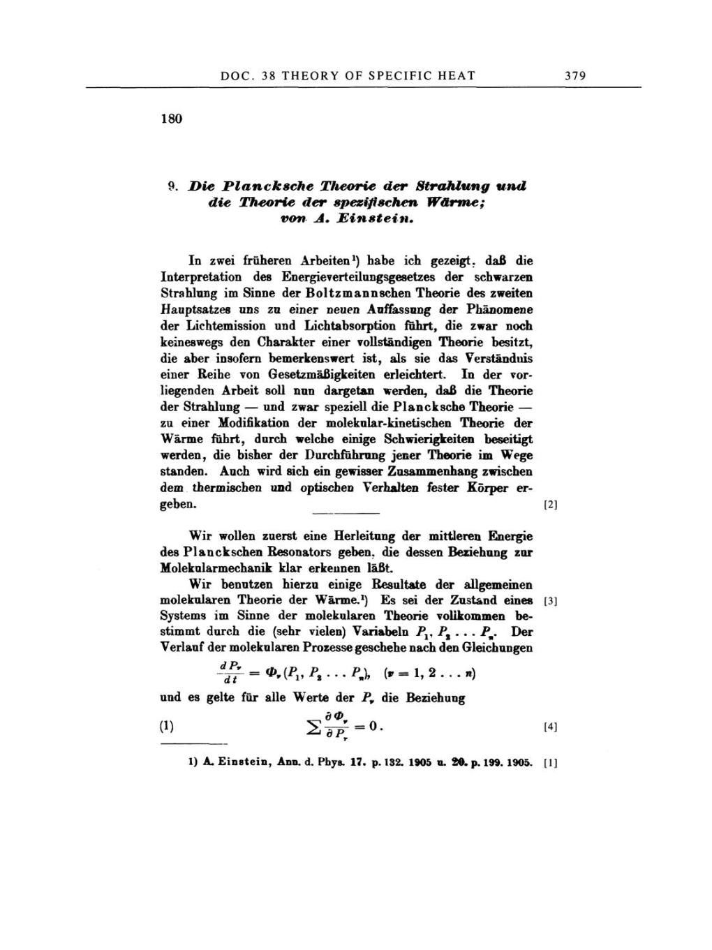 Volume 2: The Swiss Years: Writings, 1900-1909 page 379