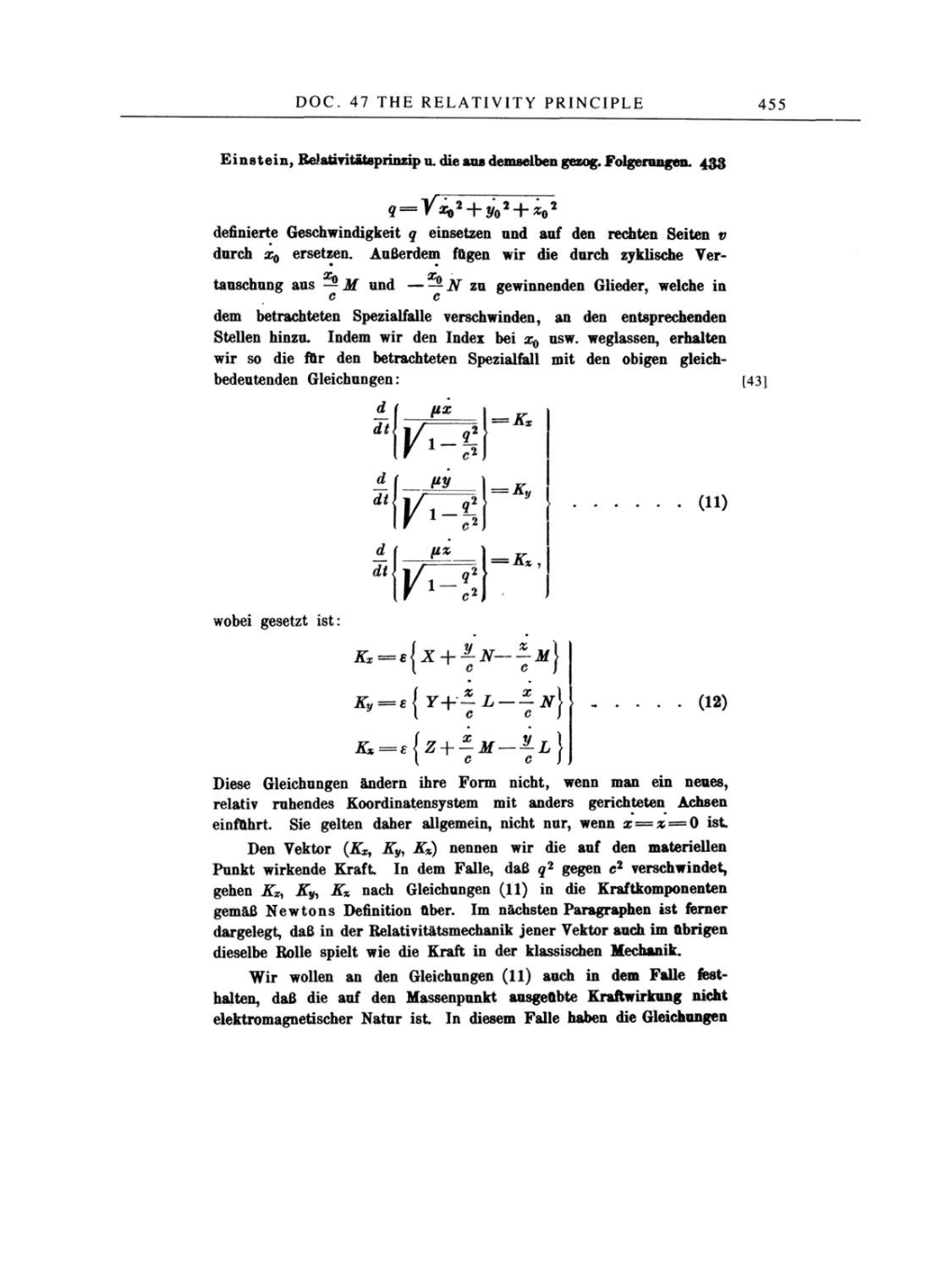 Volume 2: The Swiss Years: Writings, 1900-1909 page 455