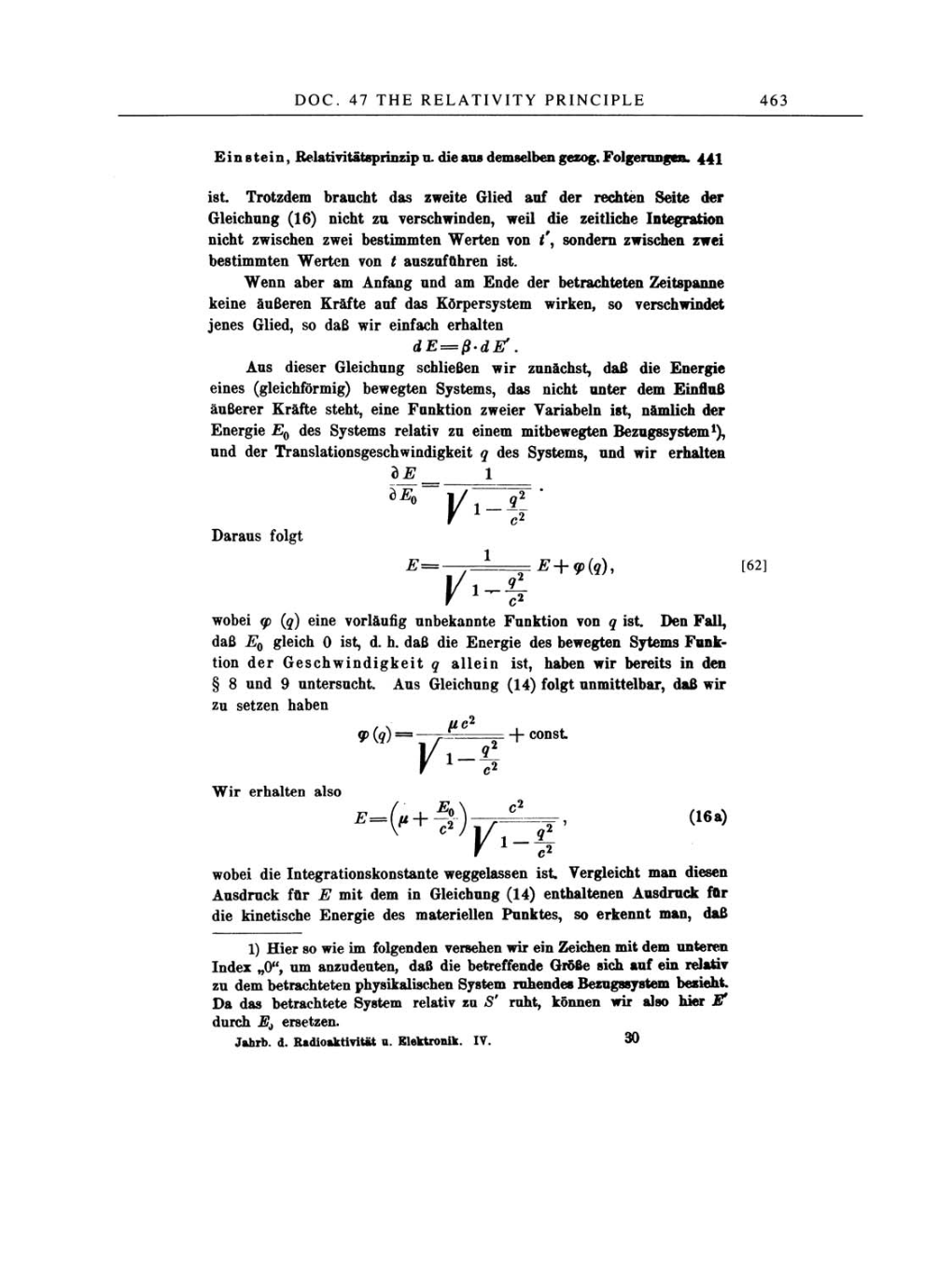 Volume 2: The Swiss Years: Writings, 1900-1909 page 463