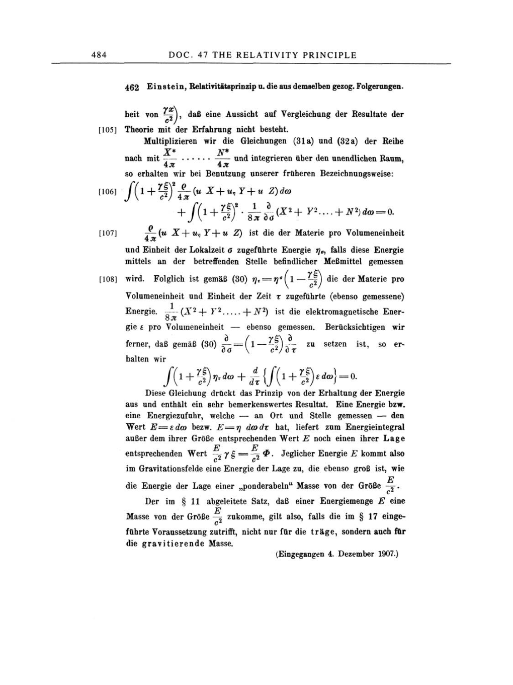 Volume 2: The Swiss Years: Writings, 1900-1909 page 484