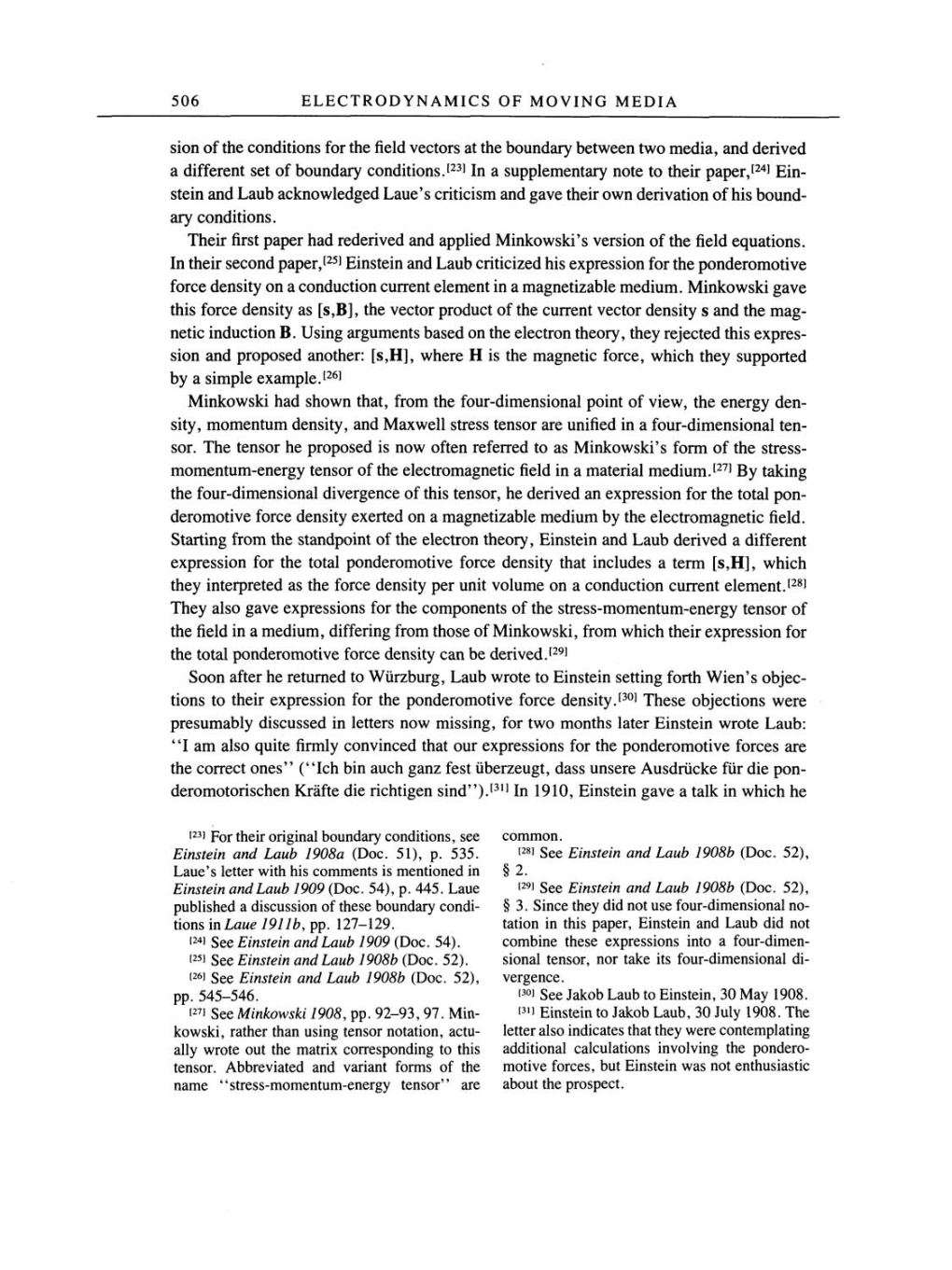 Volume 2: The Swiss Years: Writings, 1900-1909 page 506