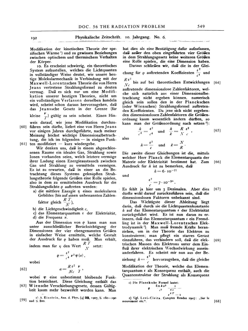 Volume 2: The Swiss Years: Writings, 1900-1909 page 549