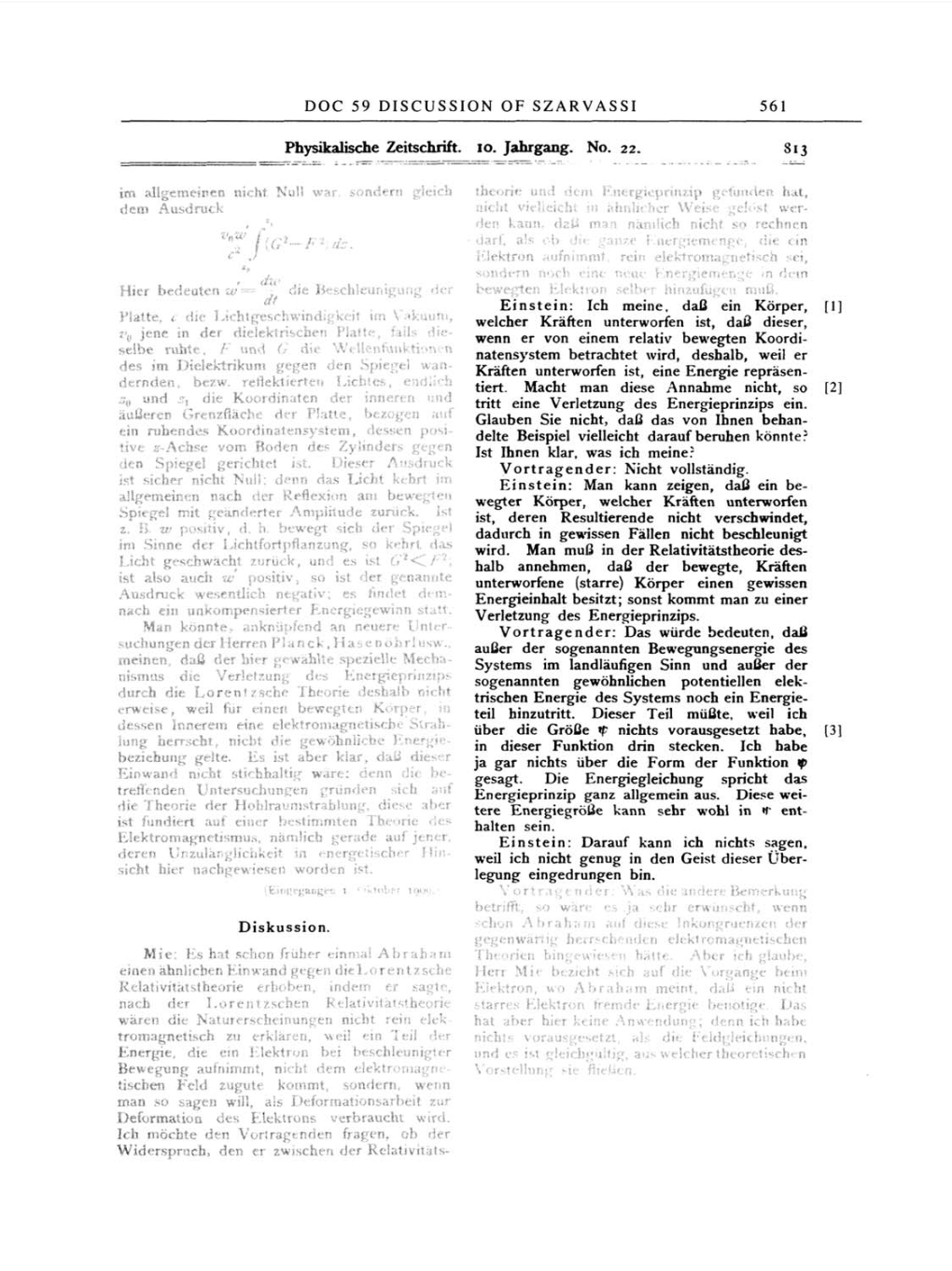 Volume 2: The Swiss Years: Writings, 1900-1909 page 561