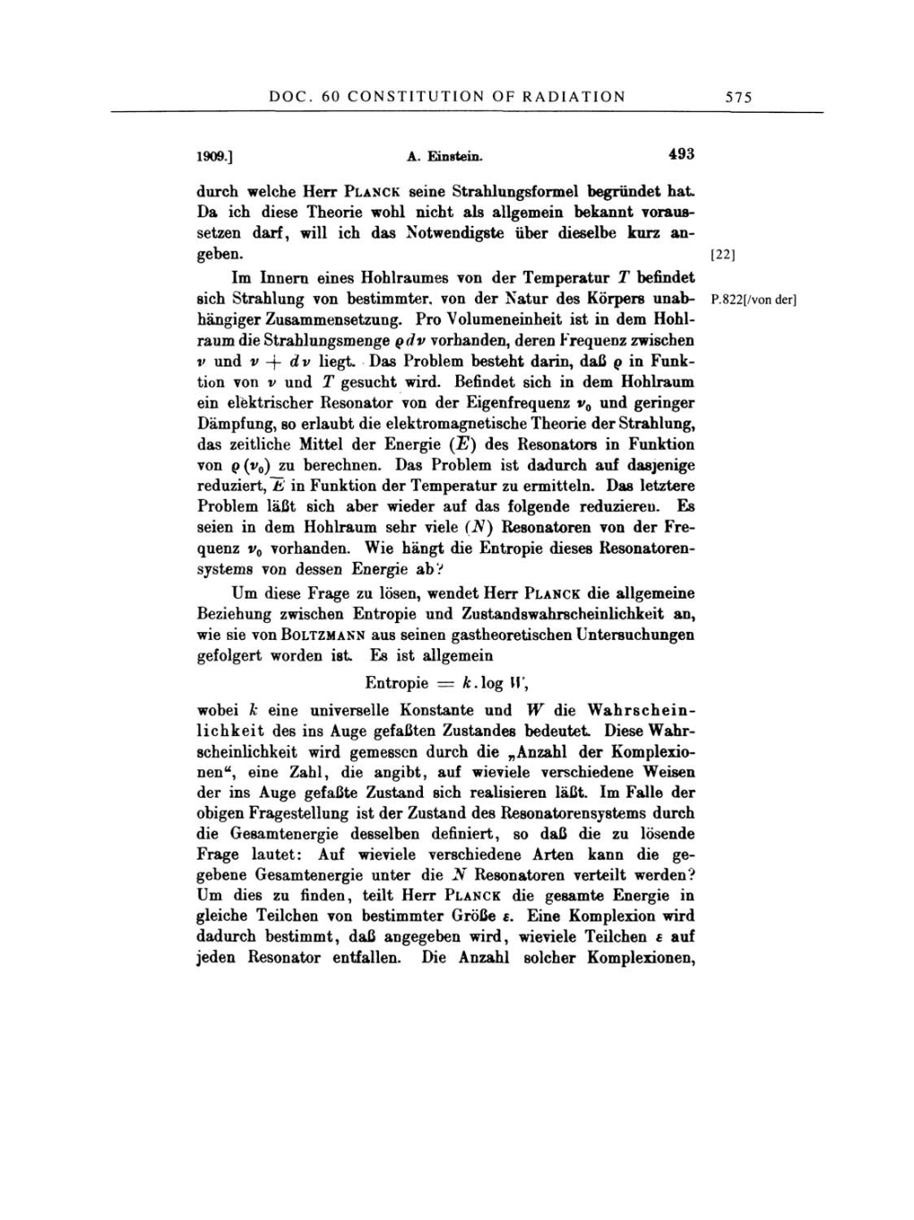 Volume 2: The Swiss Years: Writings, 1900-1909 page 575
