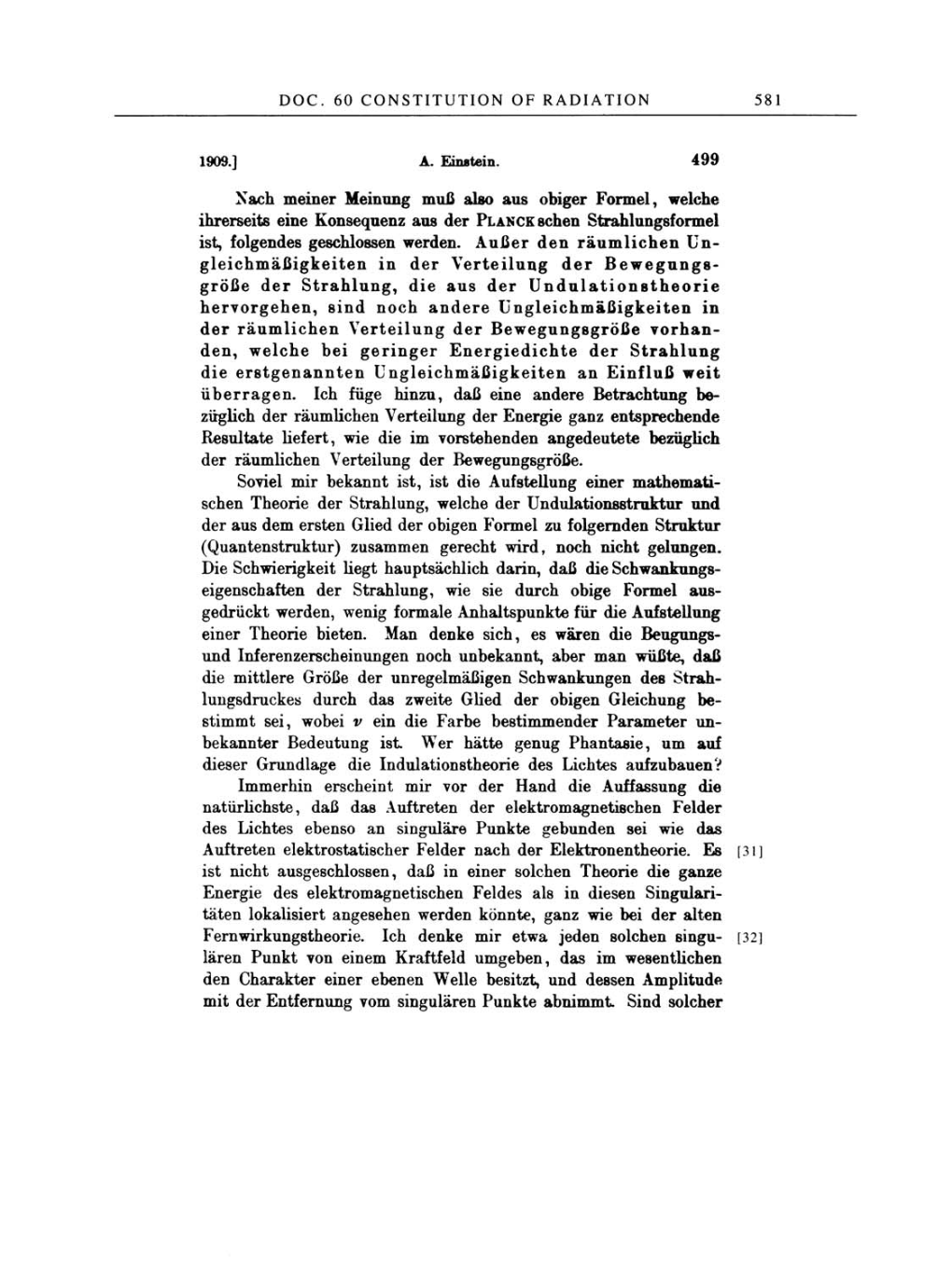 Volume 2: The Swiss Years: Writings, 1900-1909 page 581