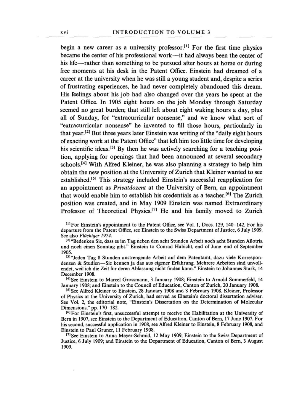 Volume 3: The Swiss Years: Writings 1909-1911 page xvi