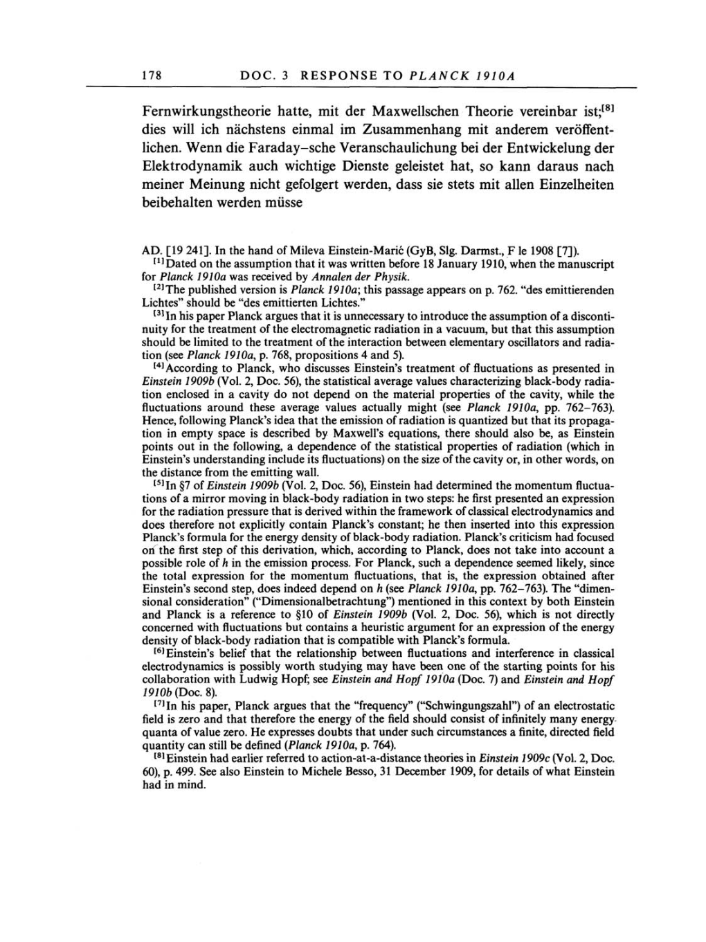 Volume 3: The Swiss Years: Writings 1909-1911 page 178