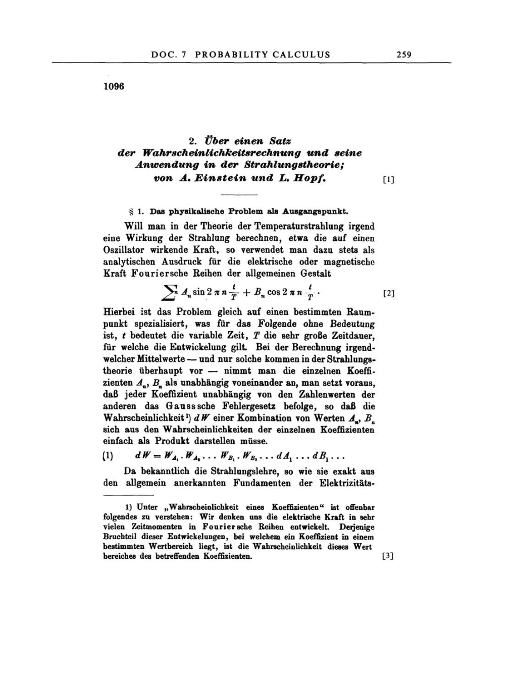 Volume 3: The Swiss Years: Writings 1909-1911 page 259