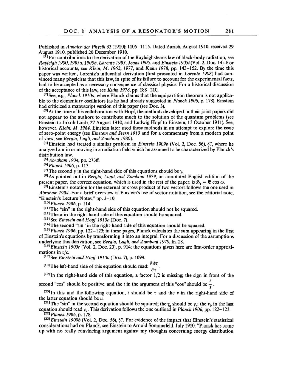 Volume 3: The Swiss Years: Writings 1909-1911 page 281