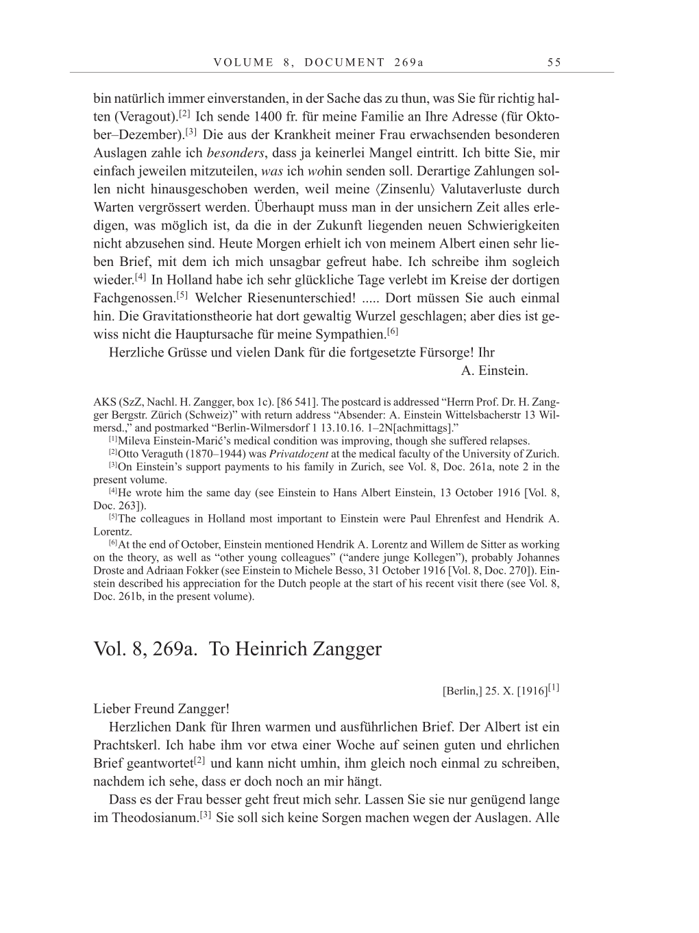 Volume 10: The Berlin Years: Correspondence May-December 1920 / Supplementary Correspondence 1909-1920 page 55
