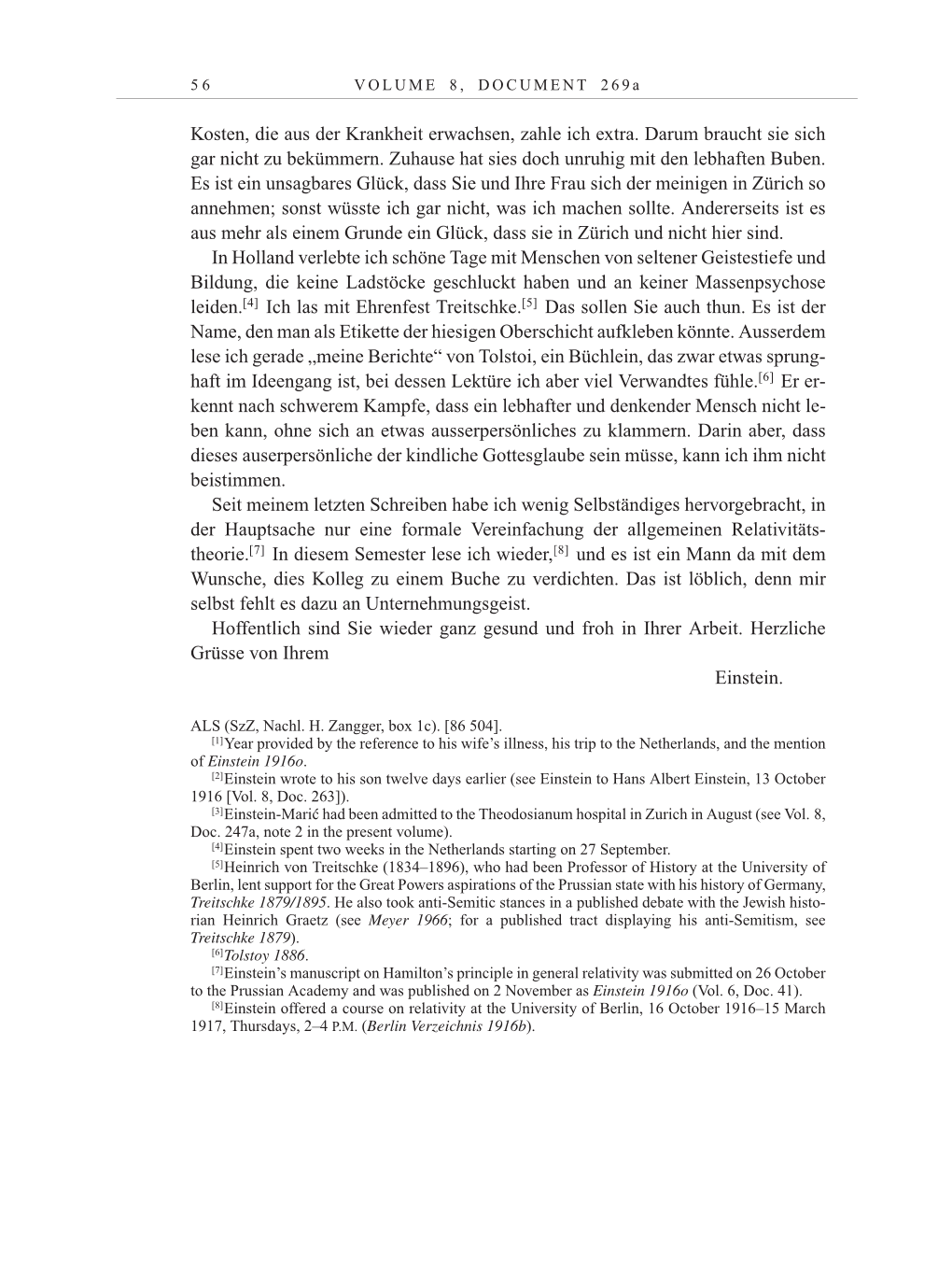 Volume 10: The Berlin Years: Correspondence May-December 1920 / Supplementary Correspondence 1909-1920 page 56