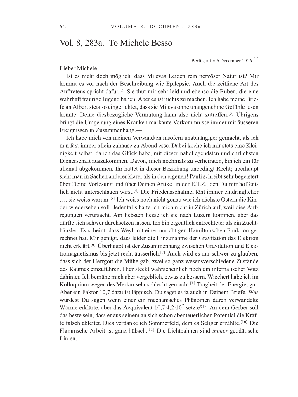 Volume 10: The Berlin Years: Correspondence May-December 1920 / Supplementary Correspondence 1909-1920 page 62