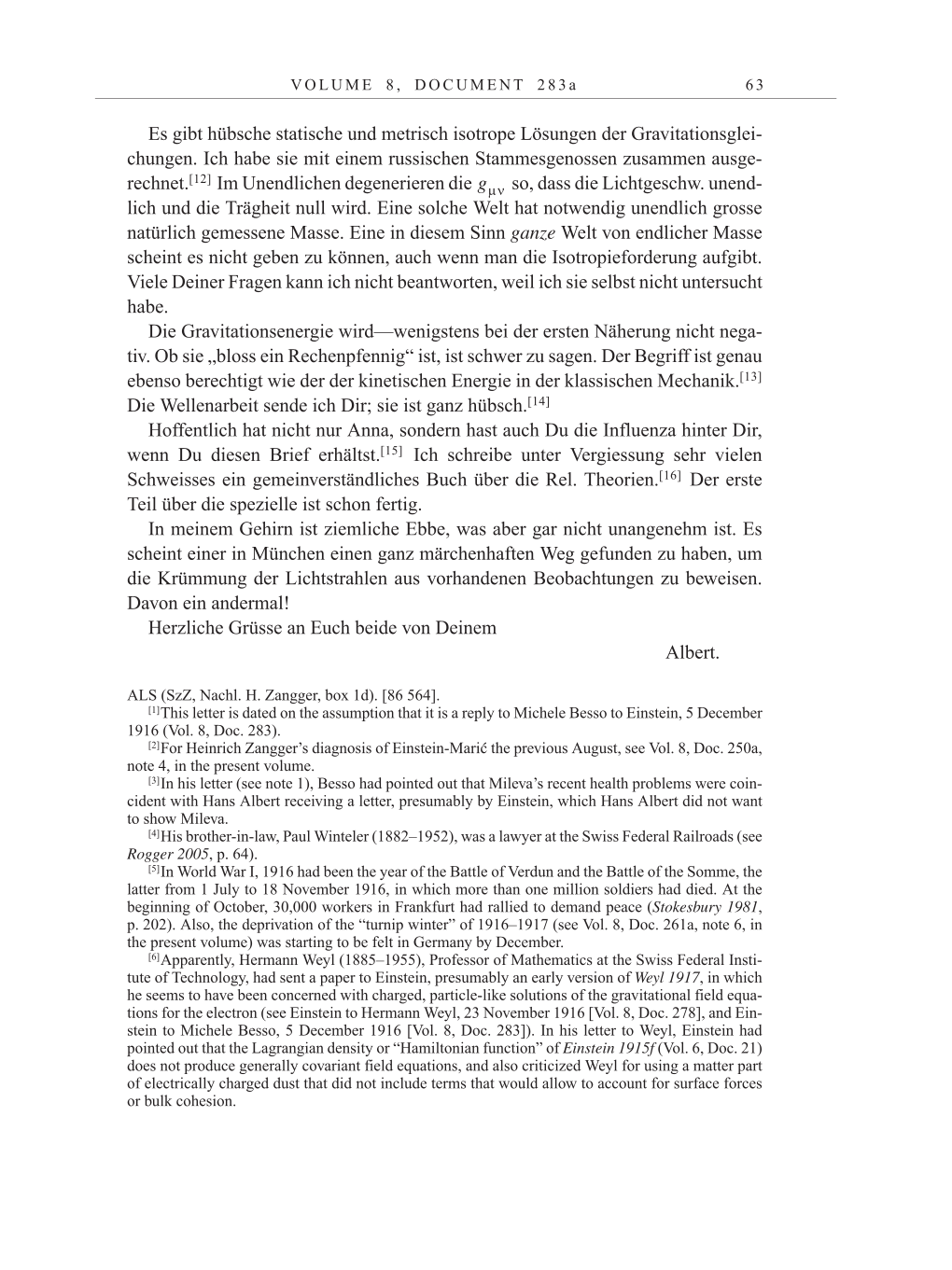 Volume 10: The Berlin Years: Correspondence May-December 1920 / Supplementary Correspondence 1909-1920 page 63