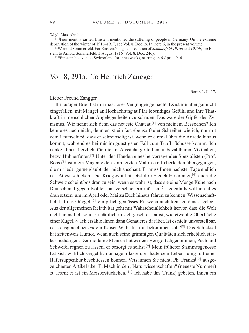 Volume 10: The Berlin Years: Correspondence May-December 1920 / Supplementary Correspondence 1909-1920 page 68