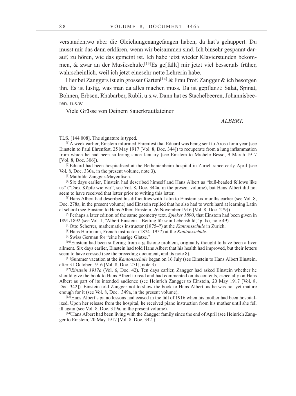 Volume 10: The Berlin Years: Correspondence May-December 1920 / Supplementary Correspondence 1909-1920 page 88