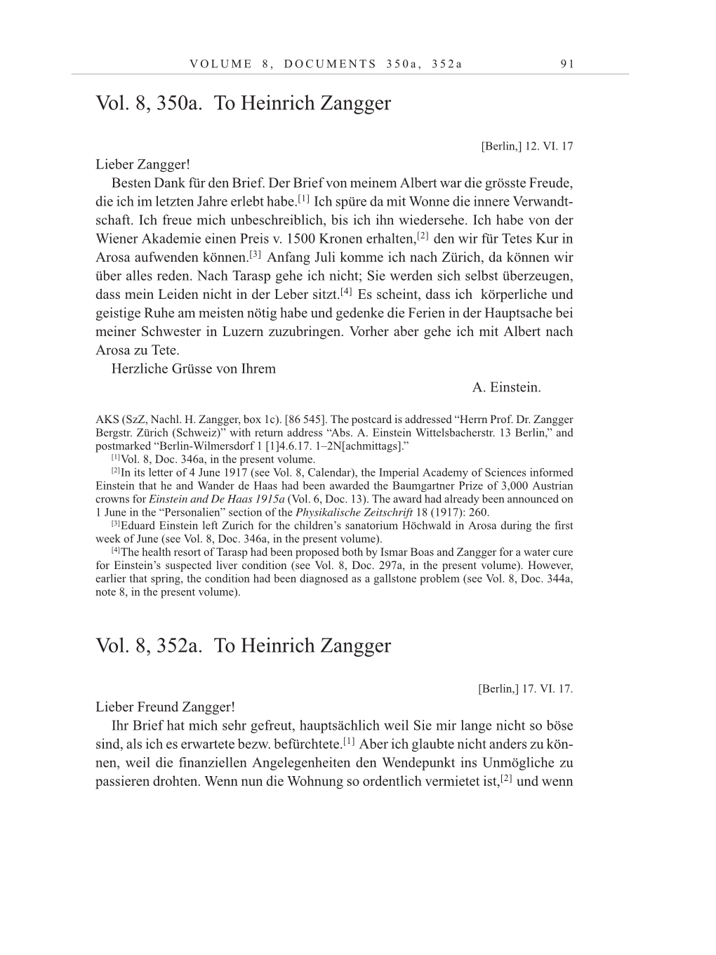 Volume 10: The Berlin Years: Correspondence May-December 1920 / Supplementary Correspondence 1909-1920 page 91