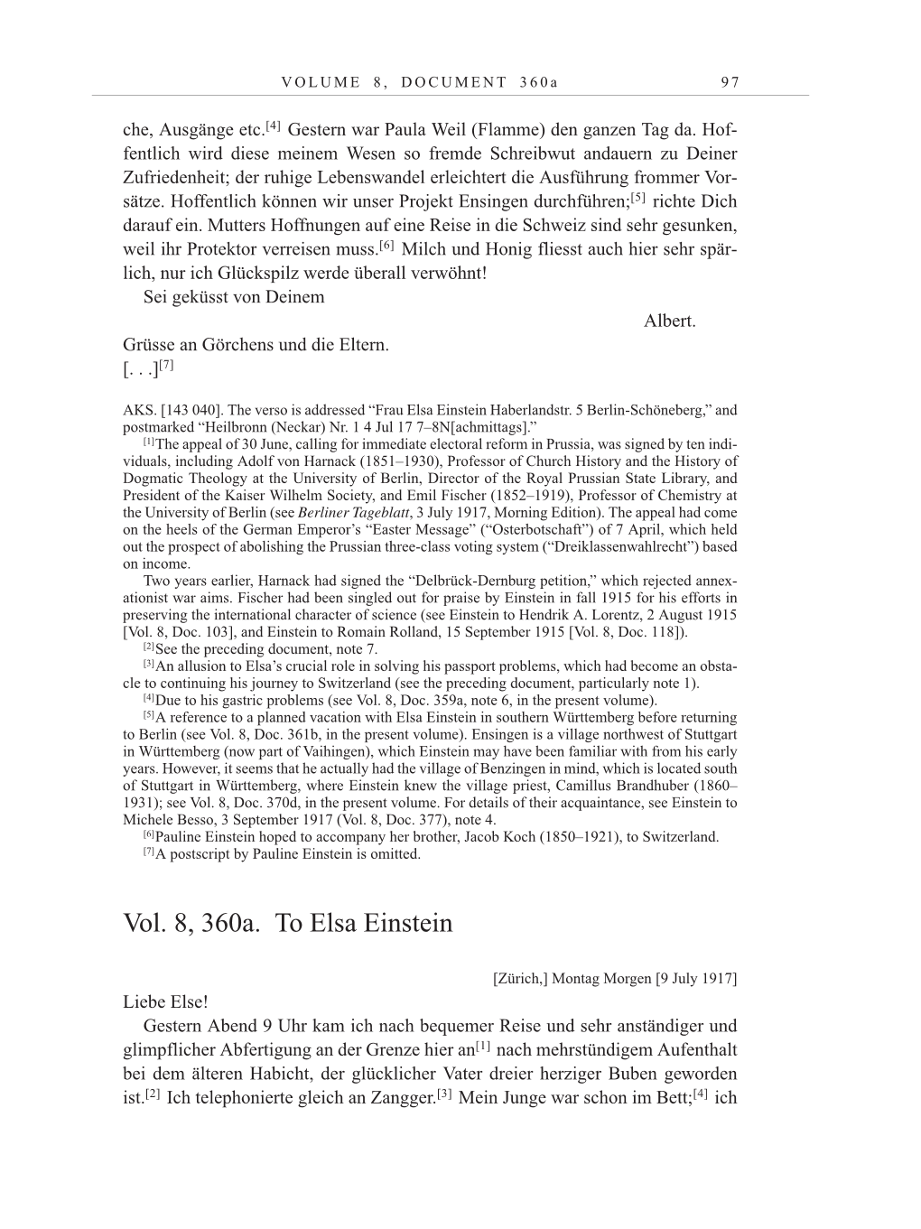 Volume 10: The Berlin Years: Correspondence May-December 1920 / Supplementary Correspondence 1909-1920 page 97