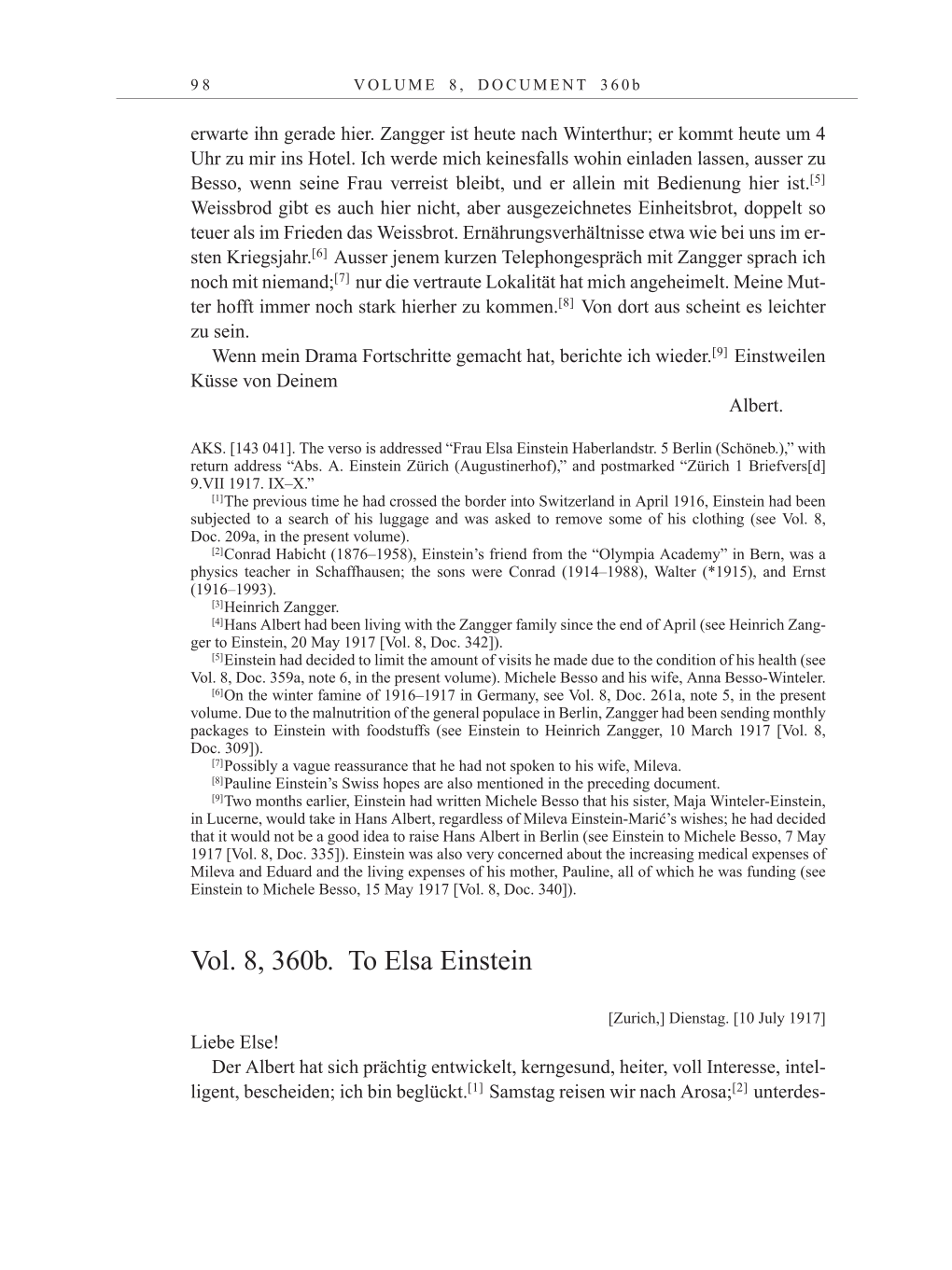 Volume 10: The Berlin Years: Correspondence May-December 1920 / Supplementary Correspondence 1909-1920 page 98