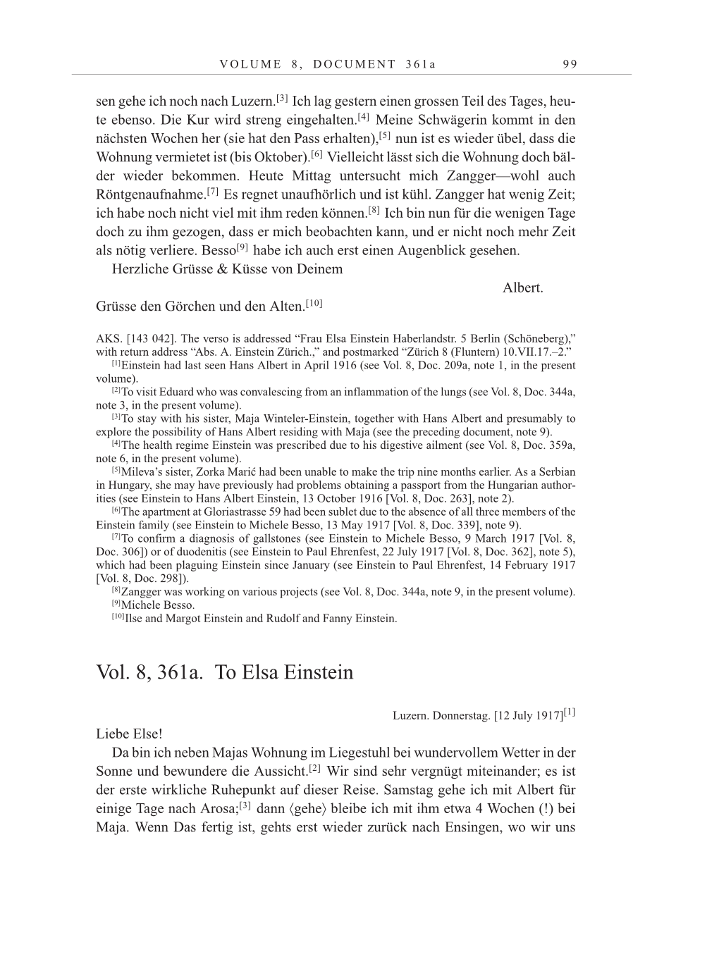 Volume 10: The Berlin Years: Correspondence May-December 1920 / Supplementary Correspondence 1909-1920 page 99