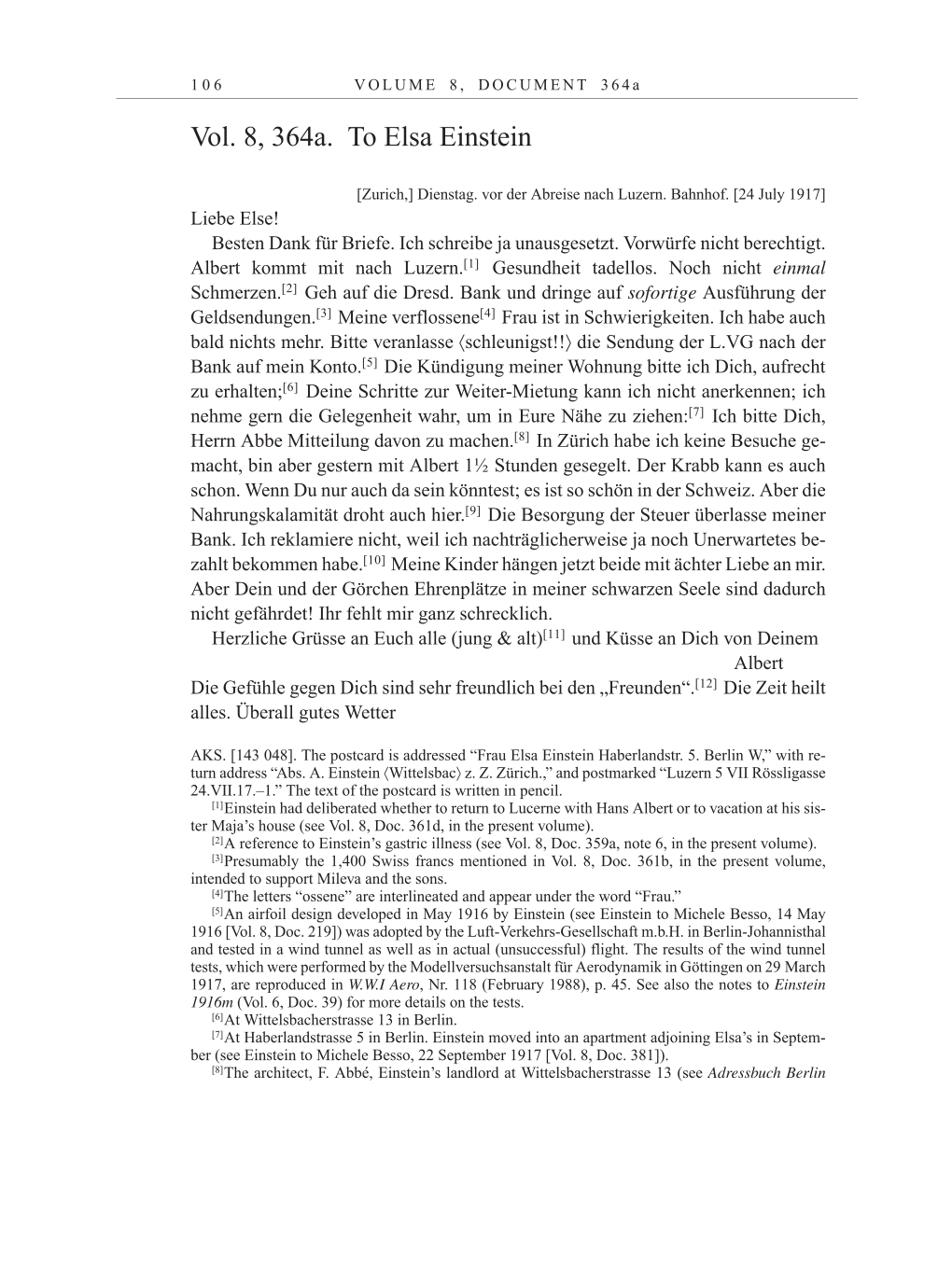 Volume 10: The Berlin Years: Correspondence May-December 1920 / Supplementary Correspondence 1909-1920 page 106