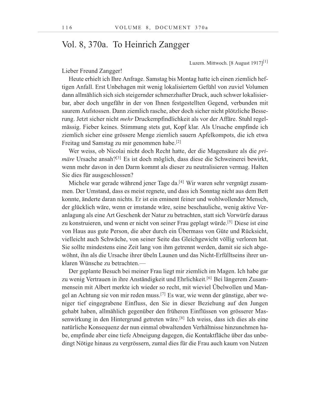 Volume 10: The Berlin Years: Correspondence May-December 1920 / Supplementary Correspondence 1909-1920 page 116