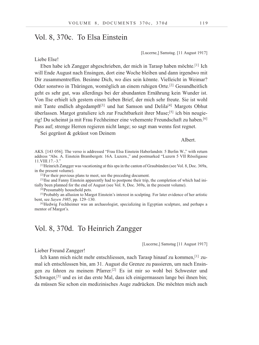 Volume 10: The Berlin Years: Correspondence May-December 1920 / Supplementary Correspondence 1909-1920 page 119