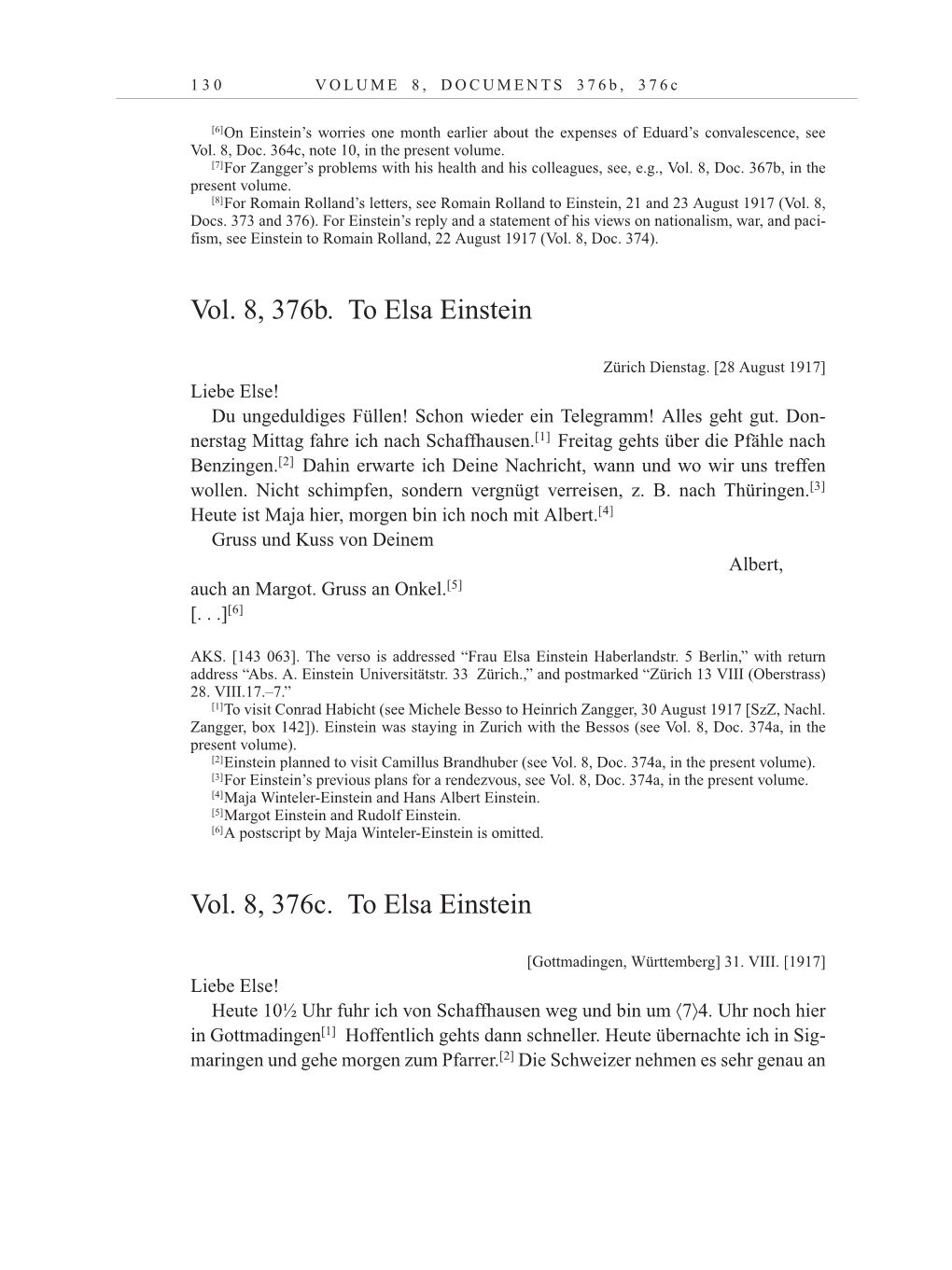 Volume 10: The Berlin Years: Correspondence May-December 1920 / Supplementary Correspondence 1909-1920 page 130