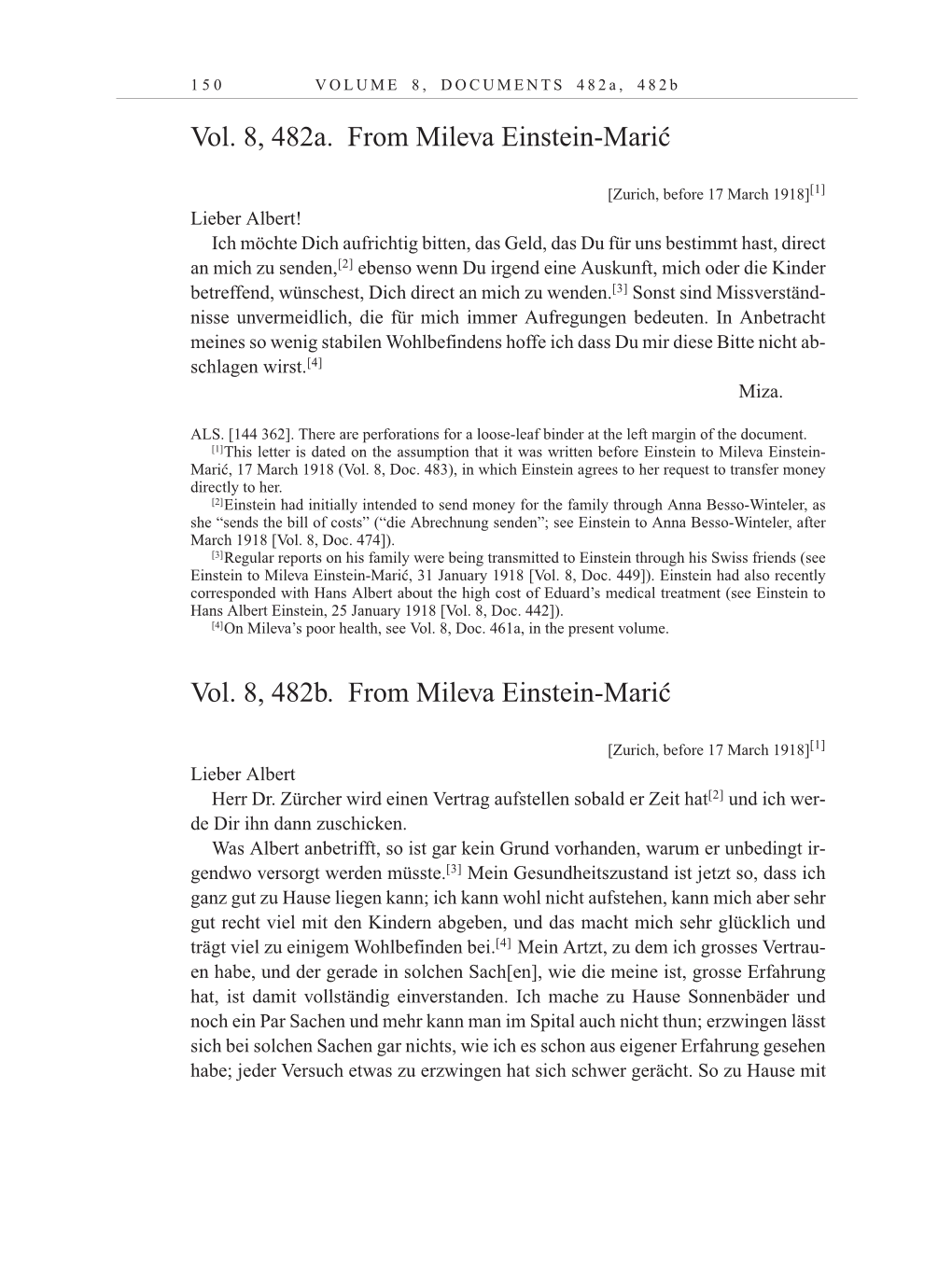 Volume 10: The Berlin Years: Correspondence May-December 1920 / Supplementary Correspondence 1909-1920 page 150