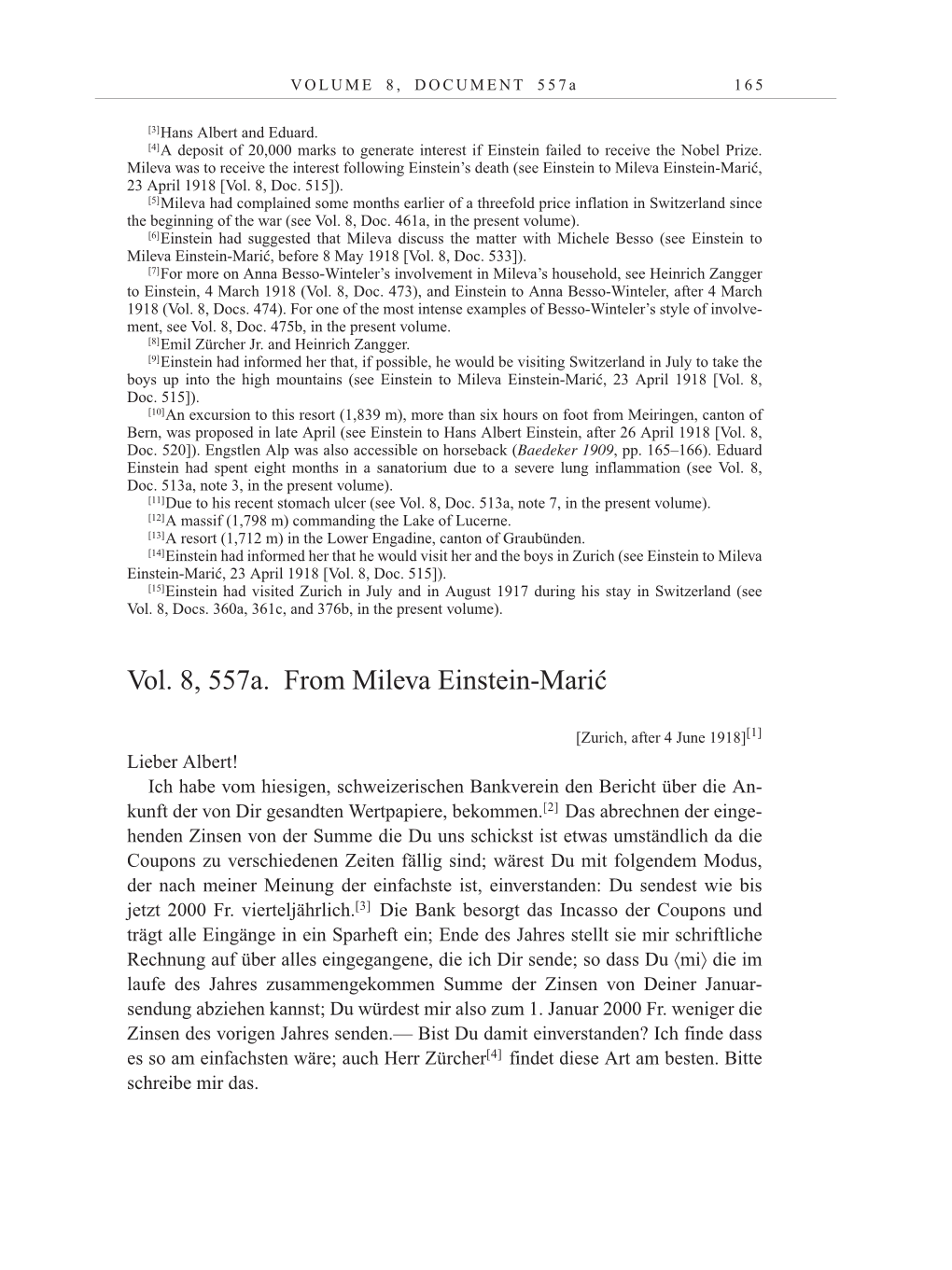 Volume 10: The Berlin Years: Correspondence May-December 1920 / Supplementary Correspondence 1909-1920 page 165
