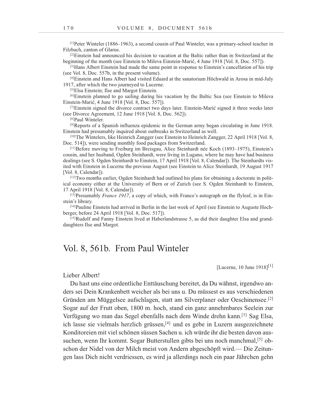Volume 10: The Berlin Years: Correspondence May-December 1920 / Supplementary Correspondence 1909-1920 page 170