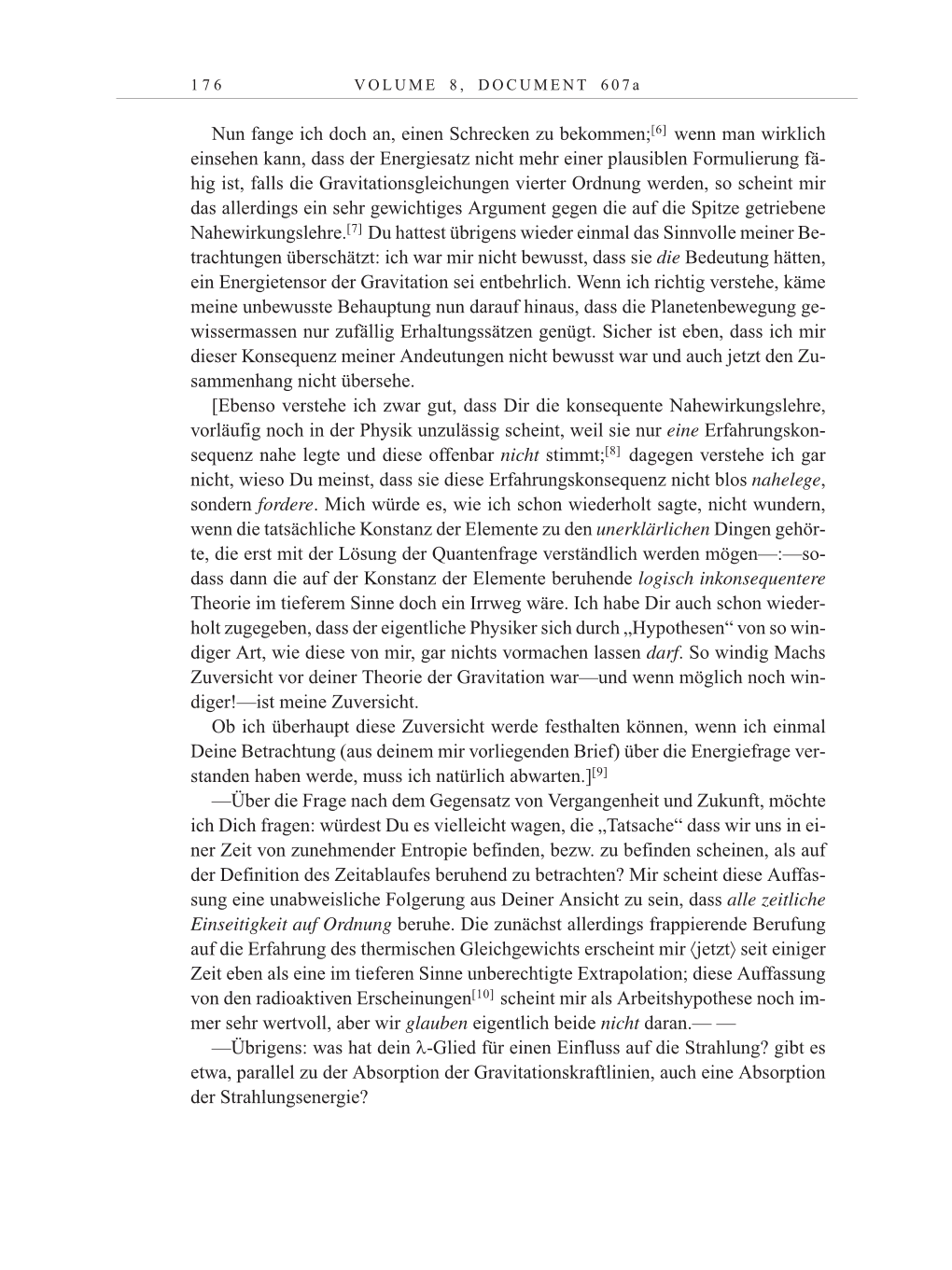 Volume 10: The Berlin Years: Correspondence May-December 1920 / Supplementary Correspondence 1909-1920 page 176