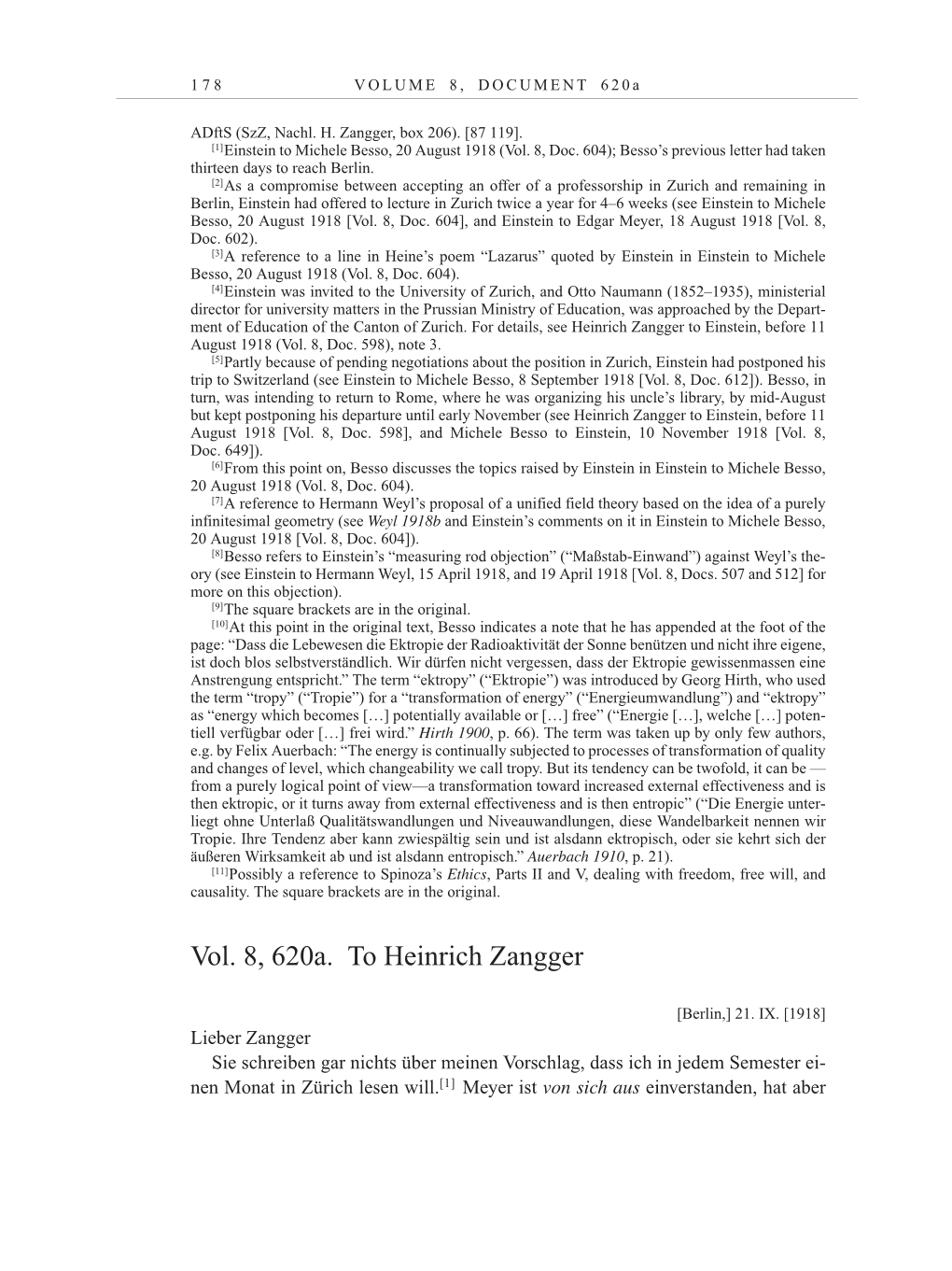 Volume 10: The Berlin Years: Correspondence May-December 1920 / Supplementary Correspondence 1909-1920 page 178