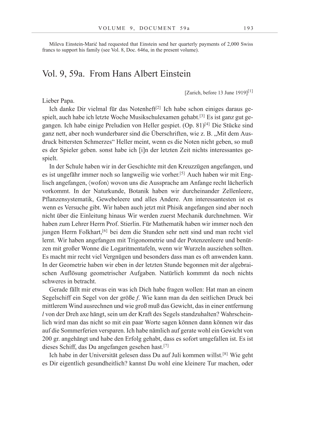 Volume 10: The Berlin Years: Correspondence May-December 1920 / Supplementary Correspondence 1909-1920 page 193