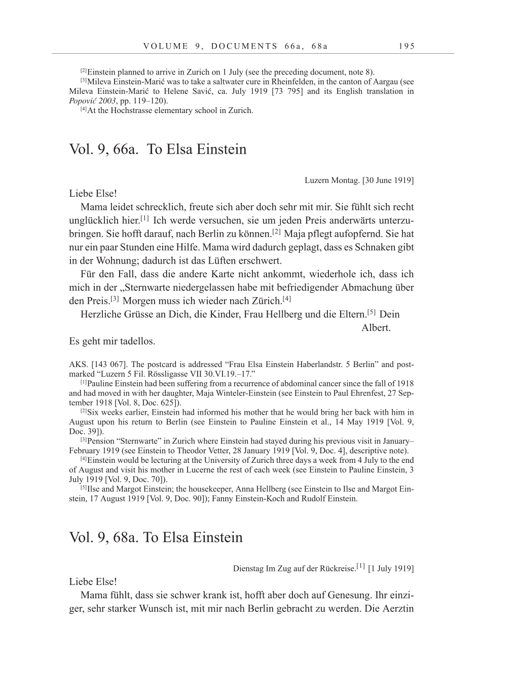 Volume 10: The Berlin Years: Correspondence May-December 1920 / Supplementary Correspondence 1909-1920 page 195